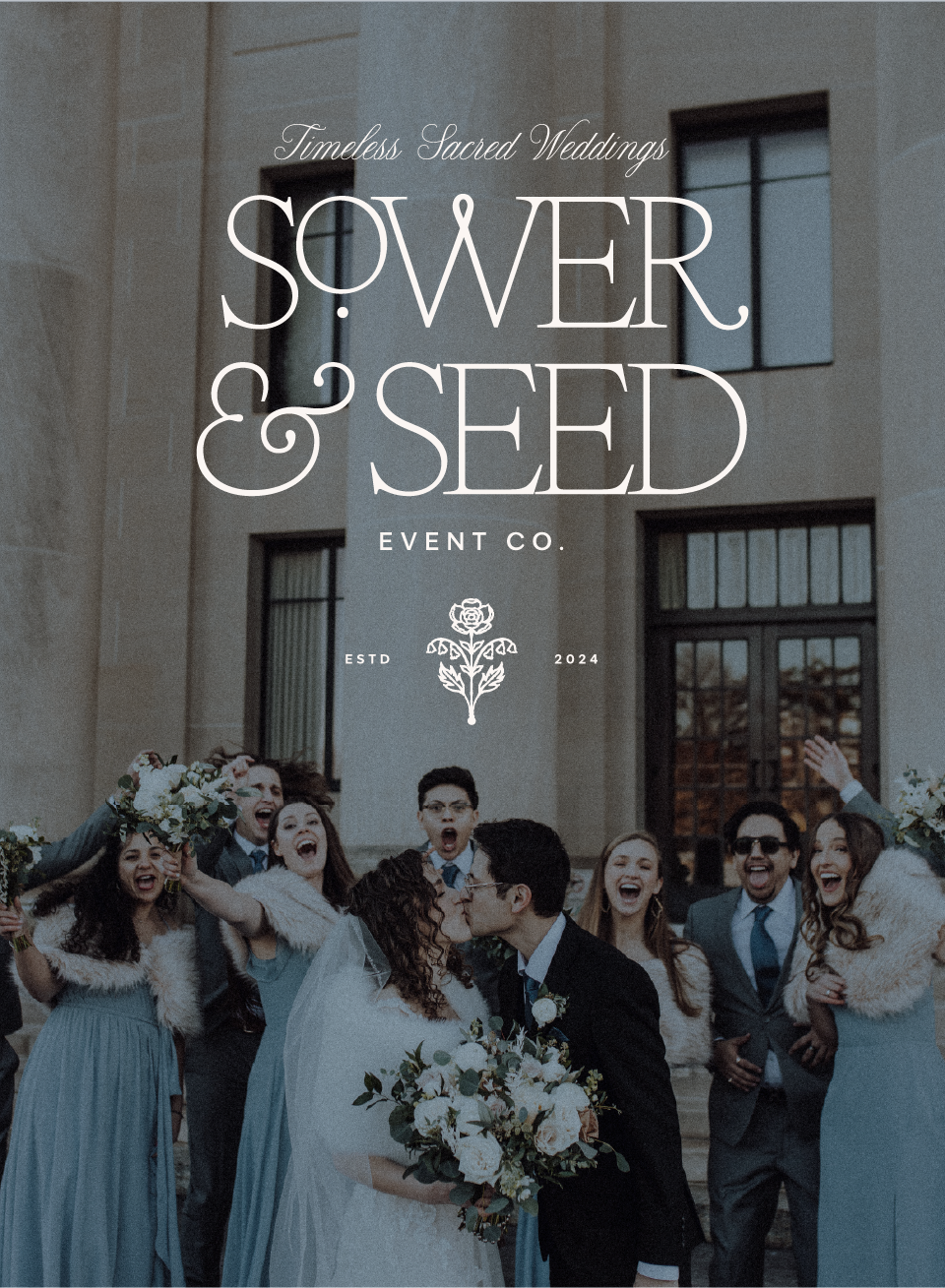 Branding and logo design for luxury wedding planner by Caitlin Hottinger Design