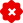 Red circle with a white 'X' mark inside, indicating an error or close button.