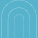 Blue logo with a rounded arch shape and three nested arches inside.