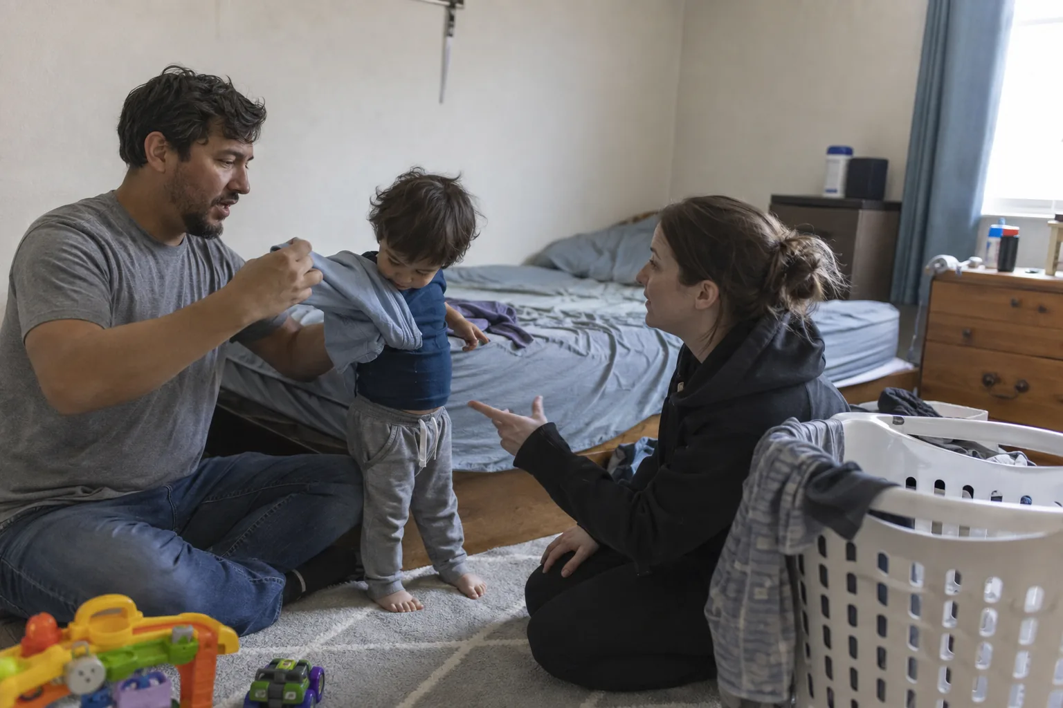 Caregiver supporting a child's behavioral development with ABA strategies in Philadelphia, PA