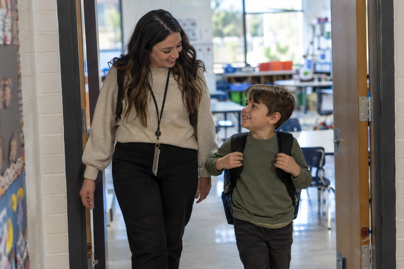 Child building school-day communication and social skills with comprehensive in-school ABA support in Philadelphia, PA