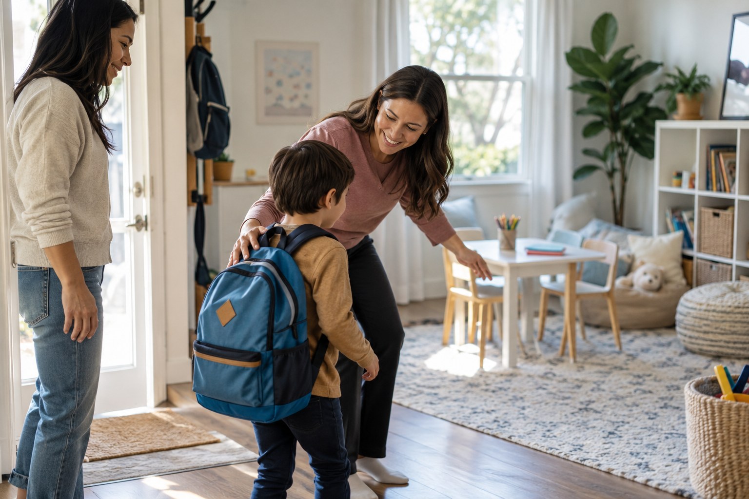 Child developing daily living and independence skills through practical home-based ABA therapy in Atlanta, GA