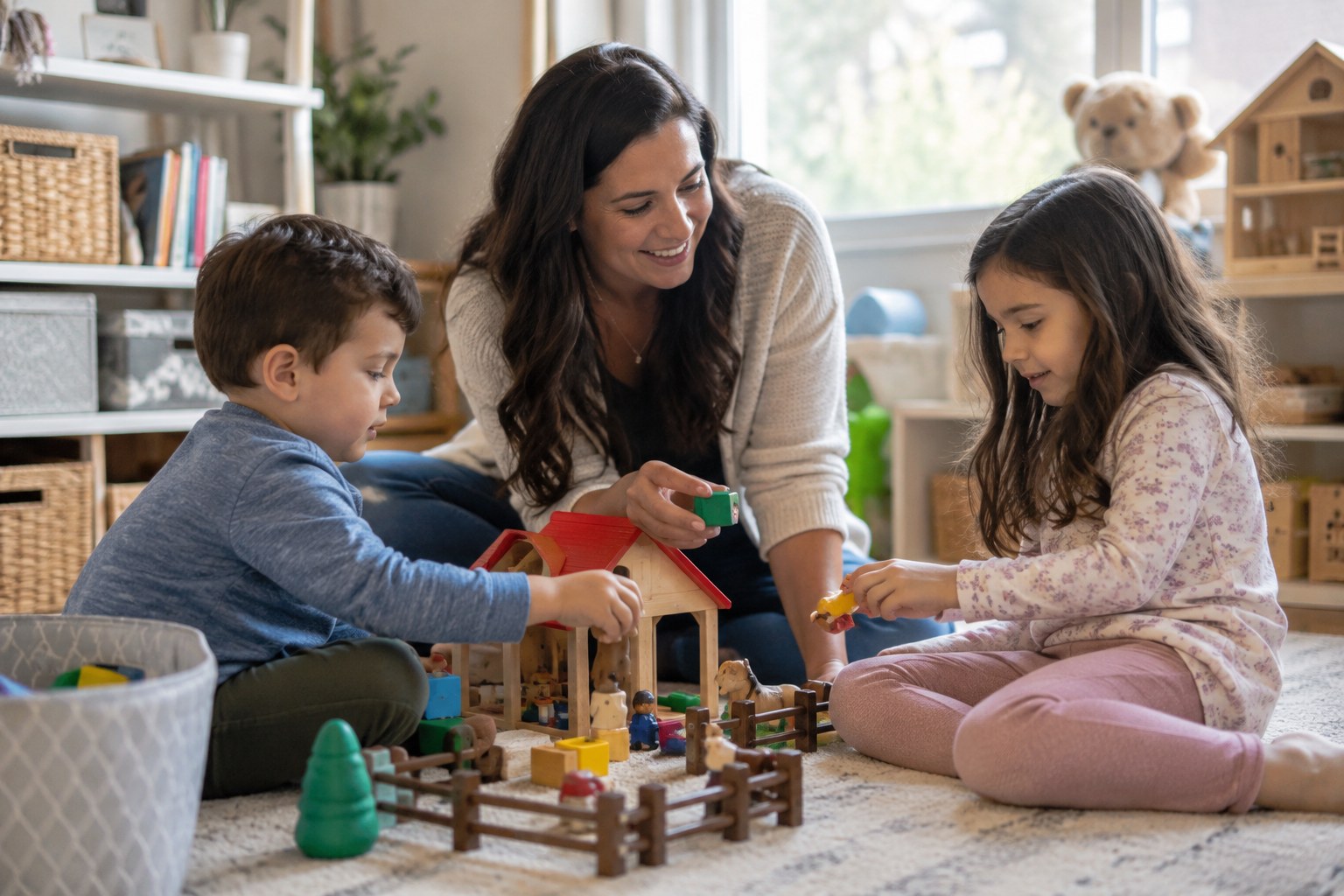 Personalized Home-Based ABA Therapy in Marietta, GA helping a child practice communication and daily living skills at home
