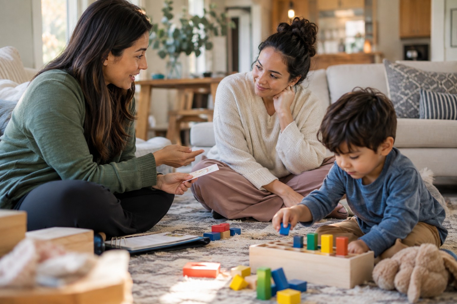 Individualized Home-Based ABA Therapy in Philadelphia, PA helping a child develop communication and adaptive skills at home