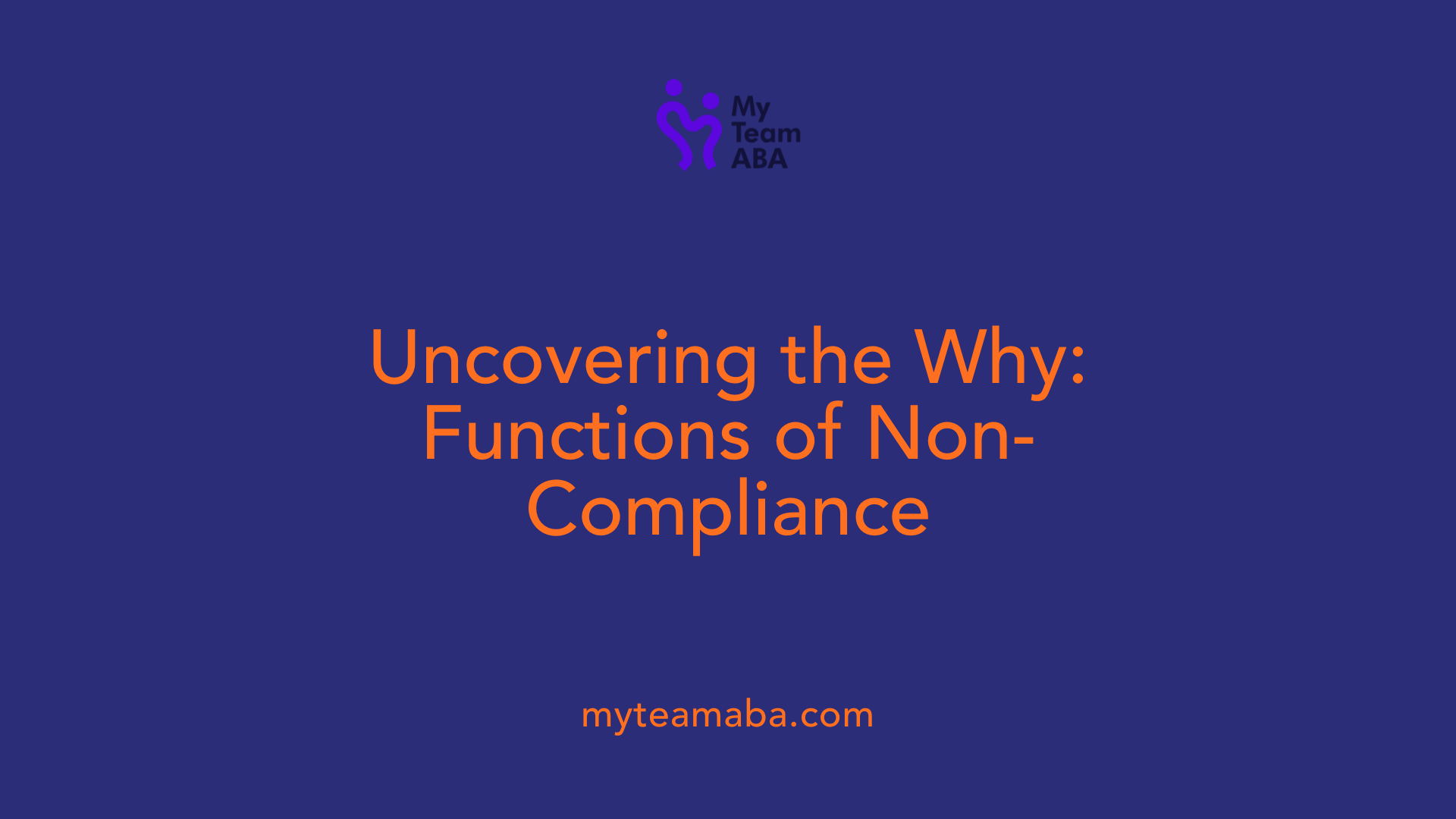 Uncovering the Why: Functions of Non-Compliance