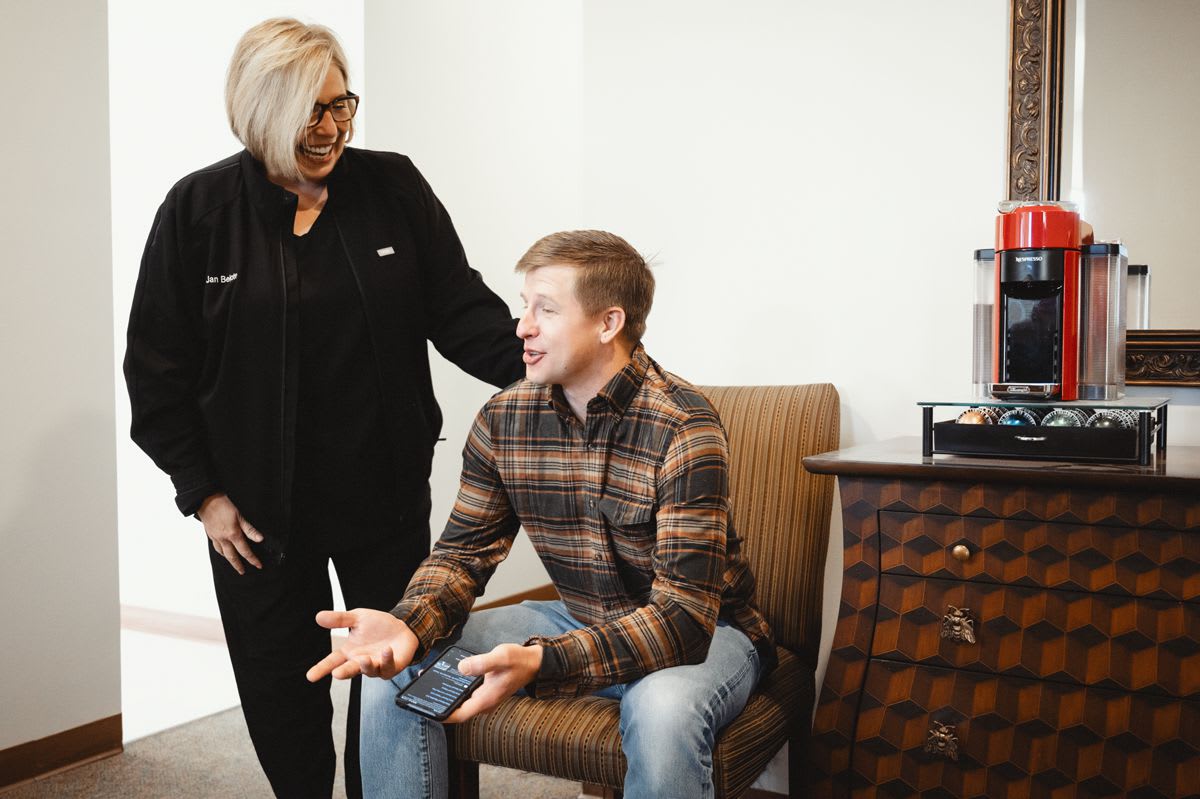 All-on-4 dental implants procedure demonstration at family dental care clinic
