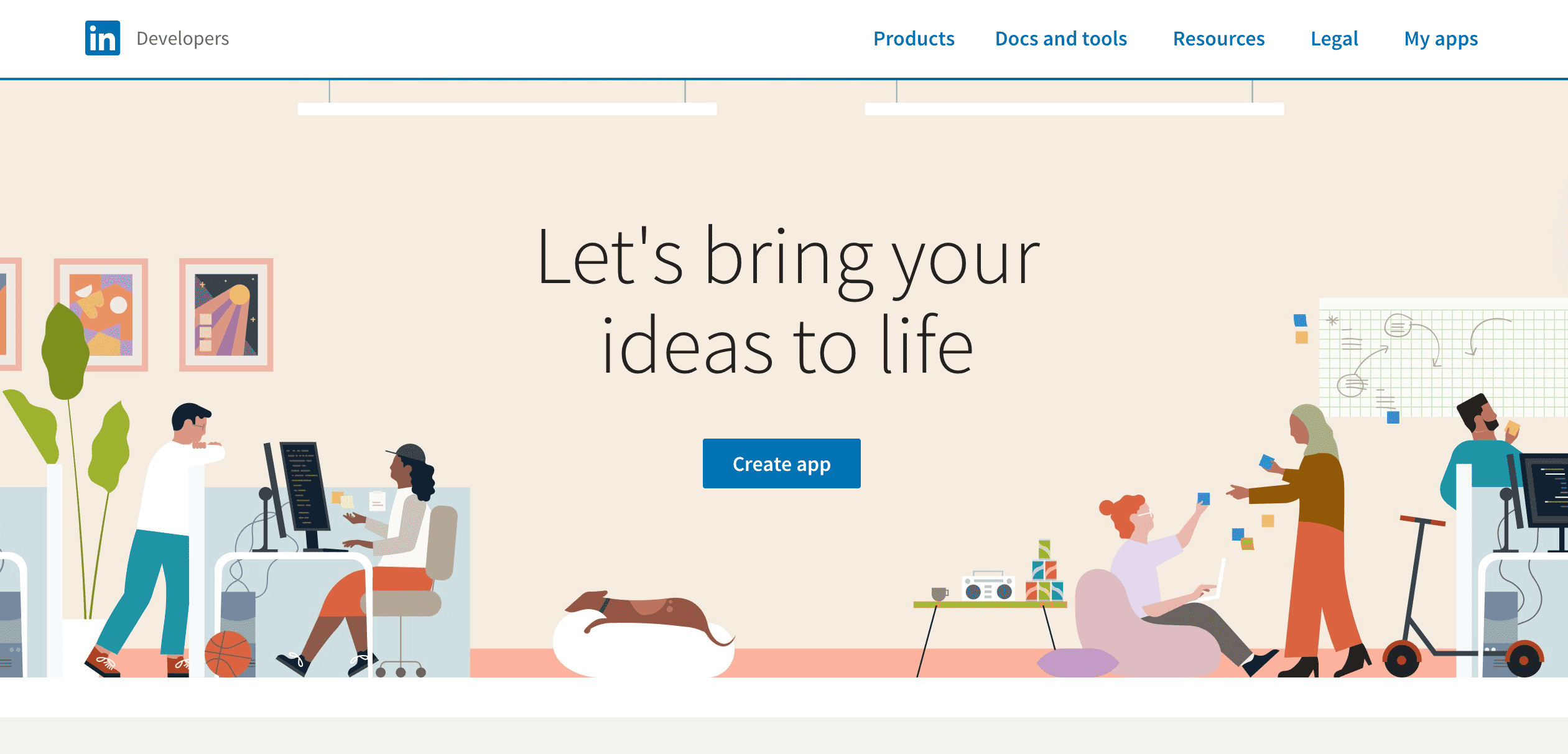 Create a LinkedIn app