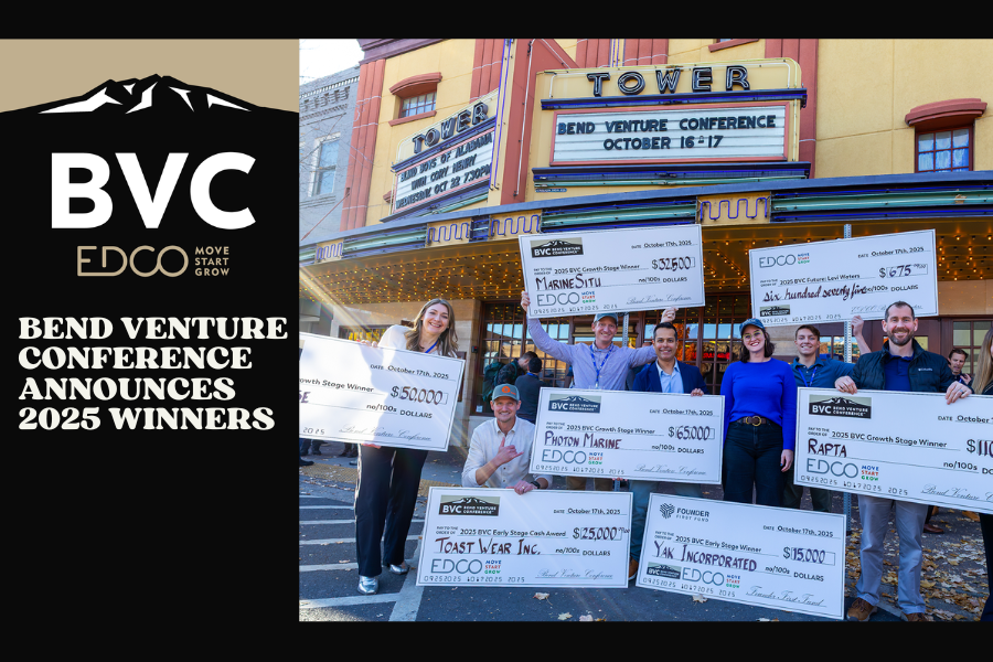 EDCO Announces Winners of the 2025 Bend Venture Conference