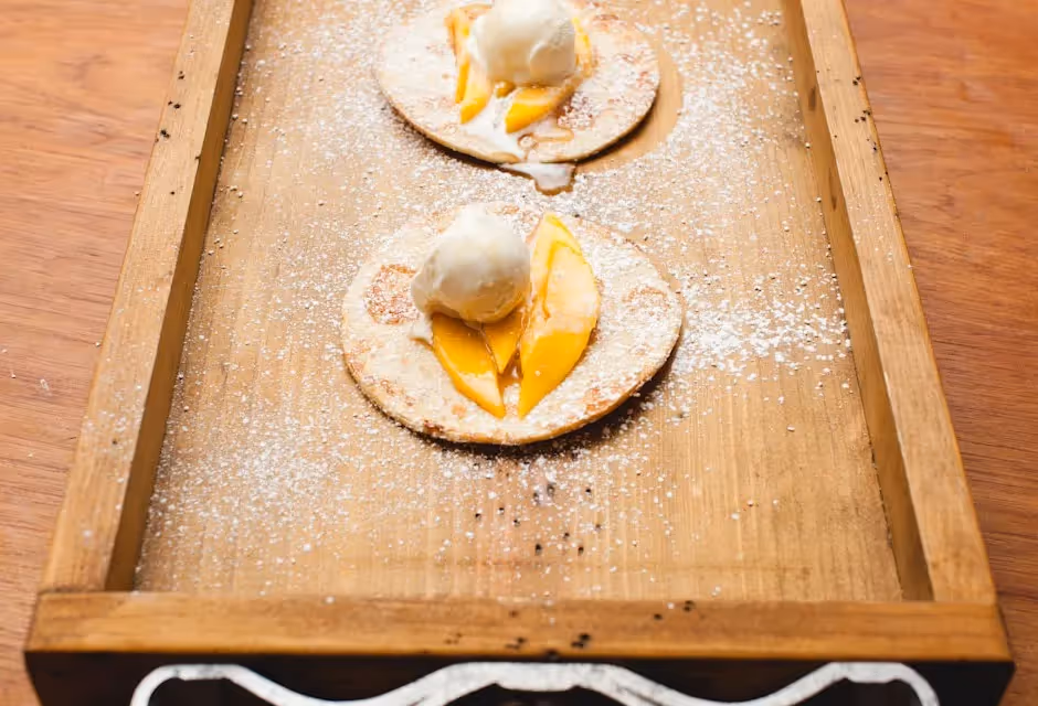 Mango Dessert Tacos