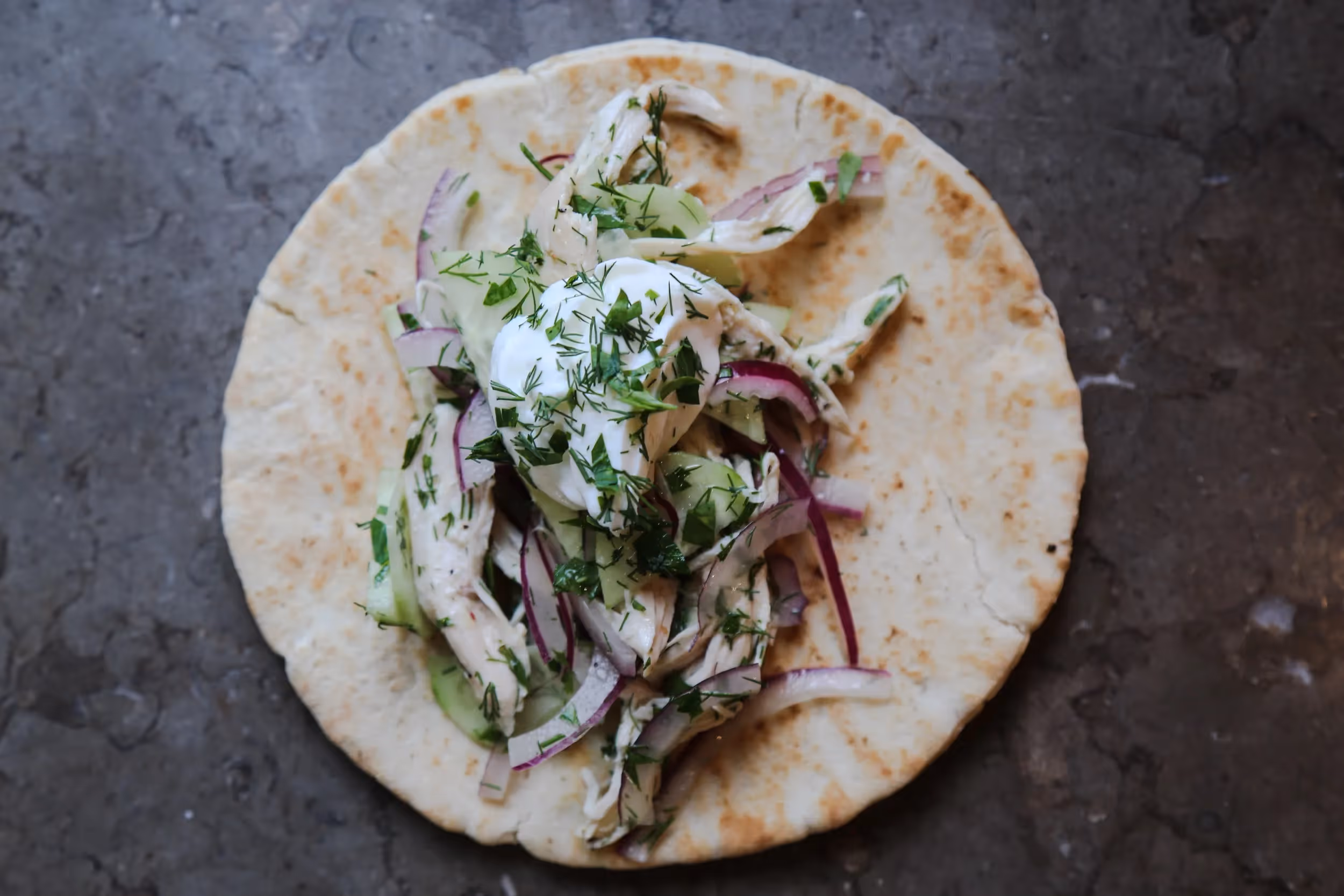 Greek Chicken Wrap