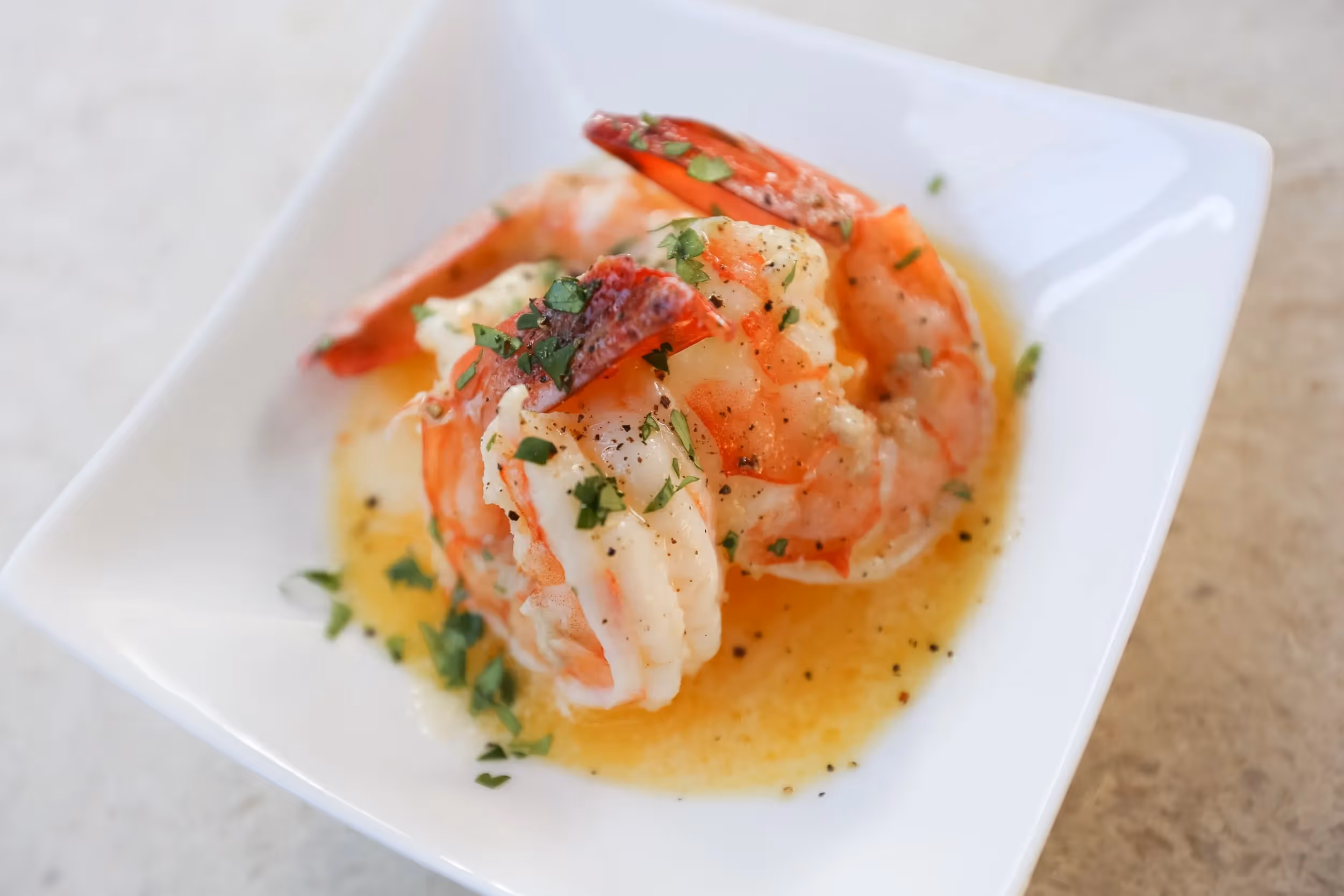 Butter Poached Shrimp