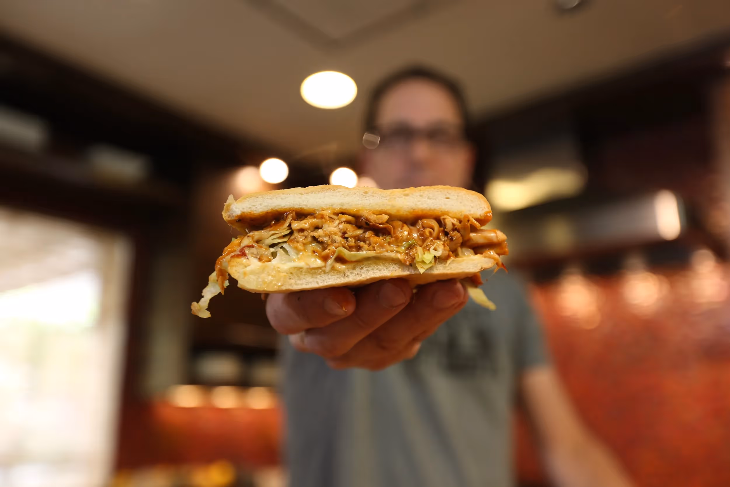 Quick BBQ Chicken Sandwich