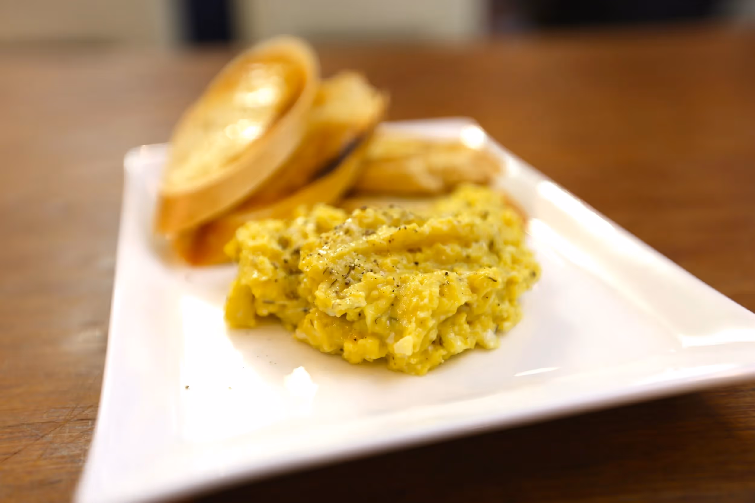 Garden Dill Slow Scrambled Eggs
