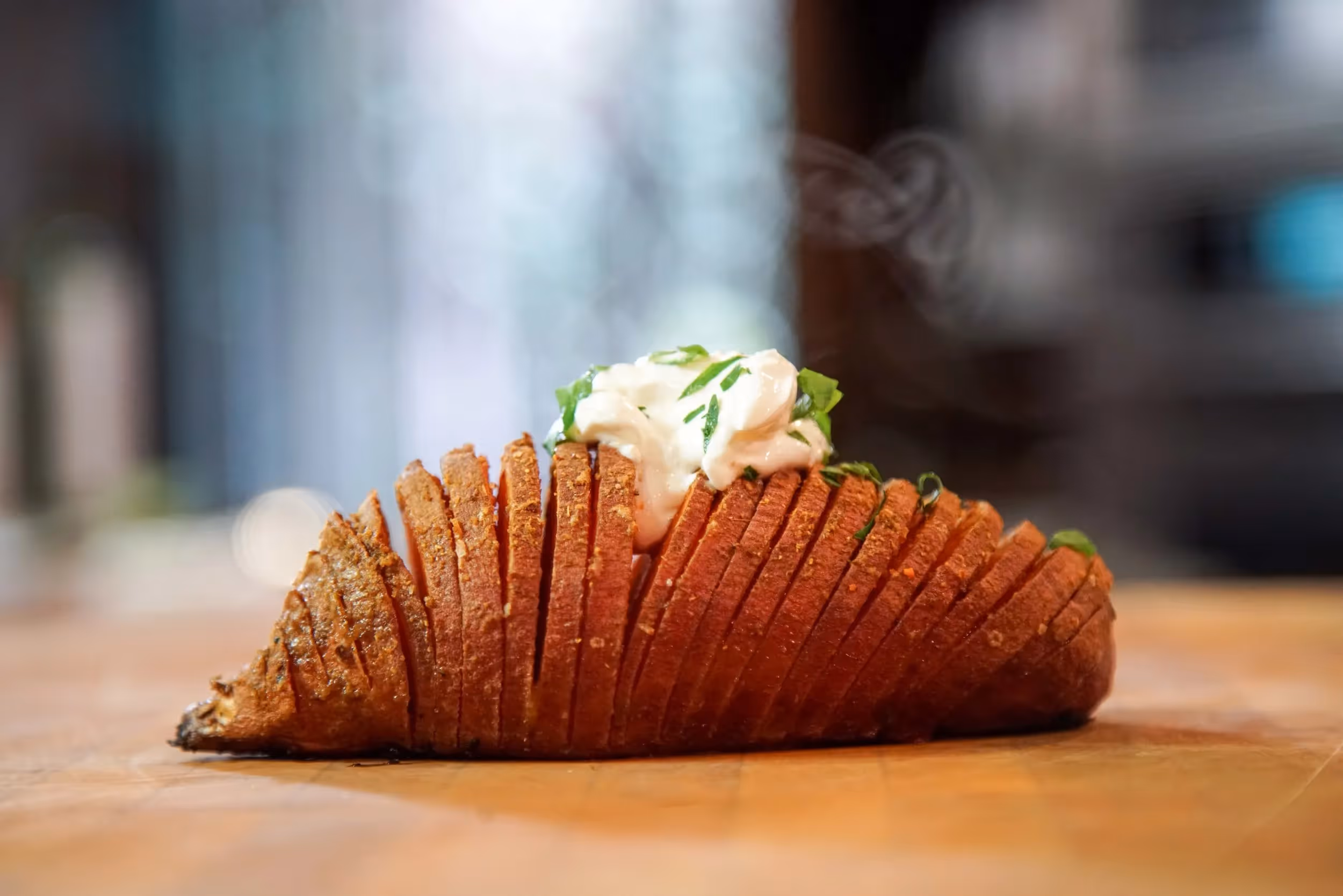 Hasselback Sweet Potatoes