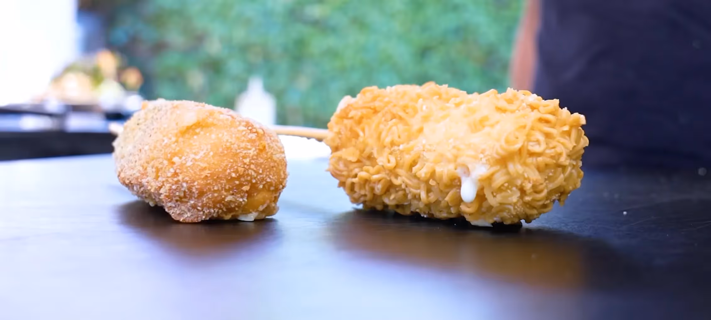 Korean Style Cheese Corn Dogs