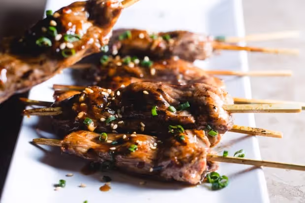 Hoisin Beef Skewers