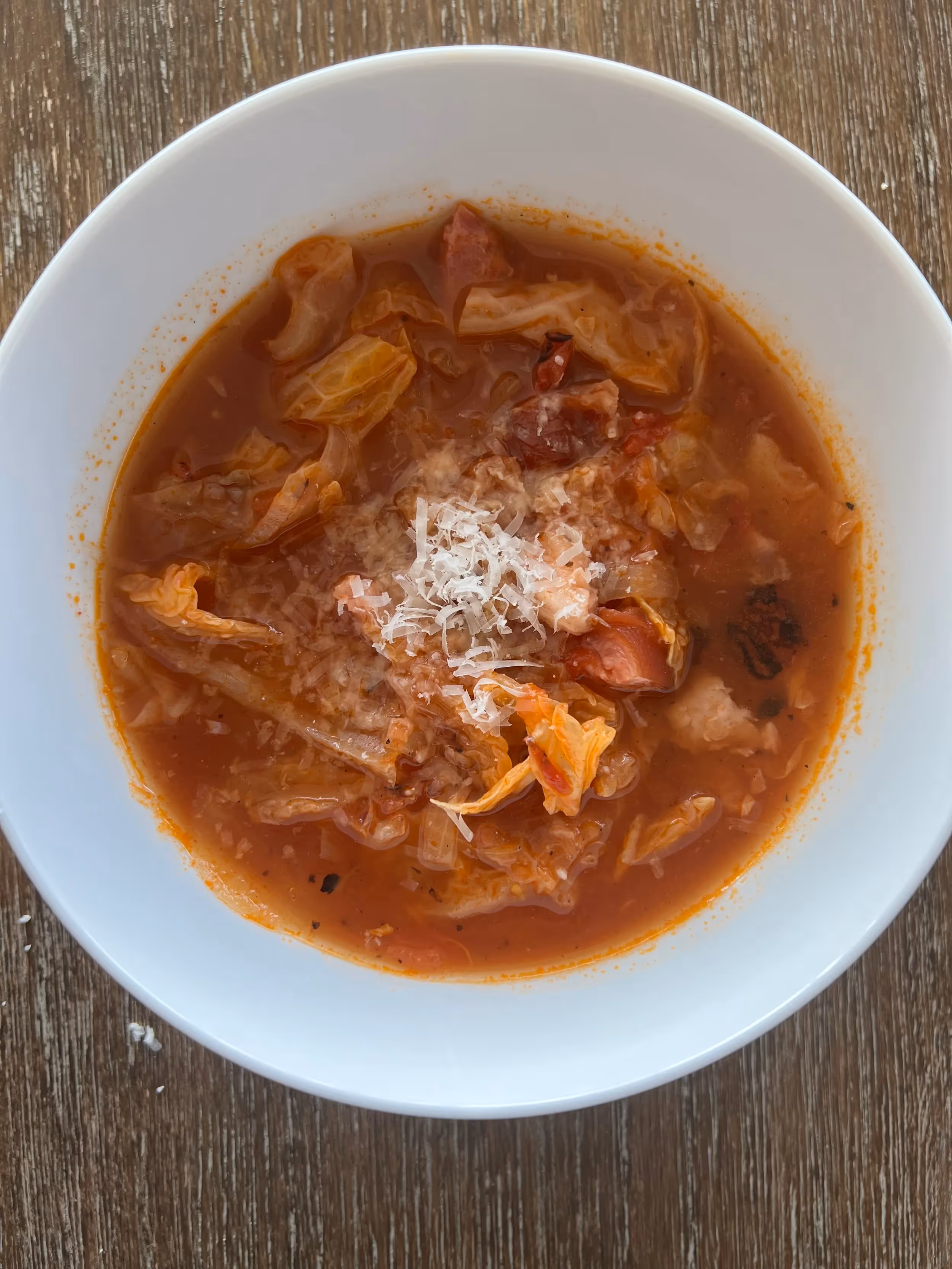 Cabbage & Tomato Soup