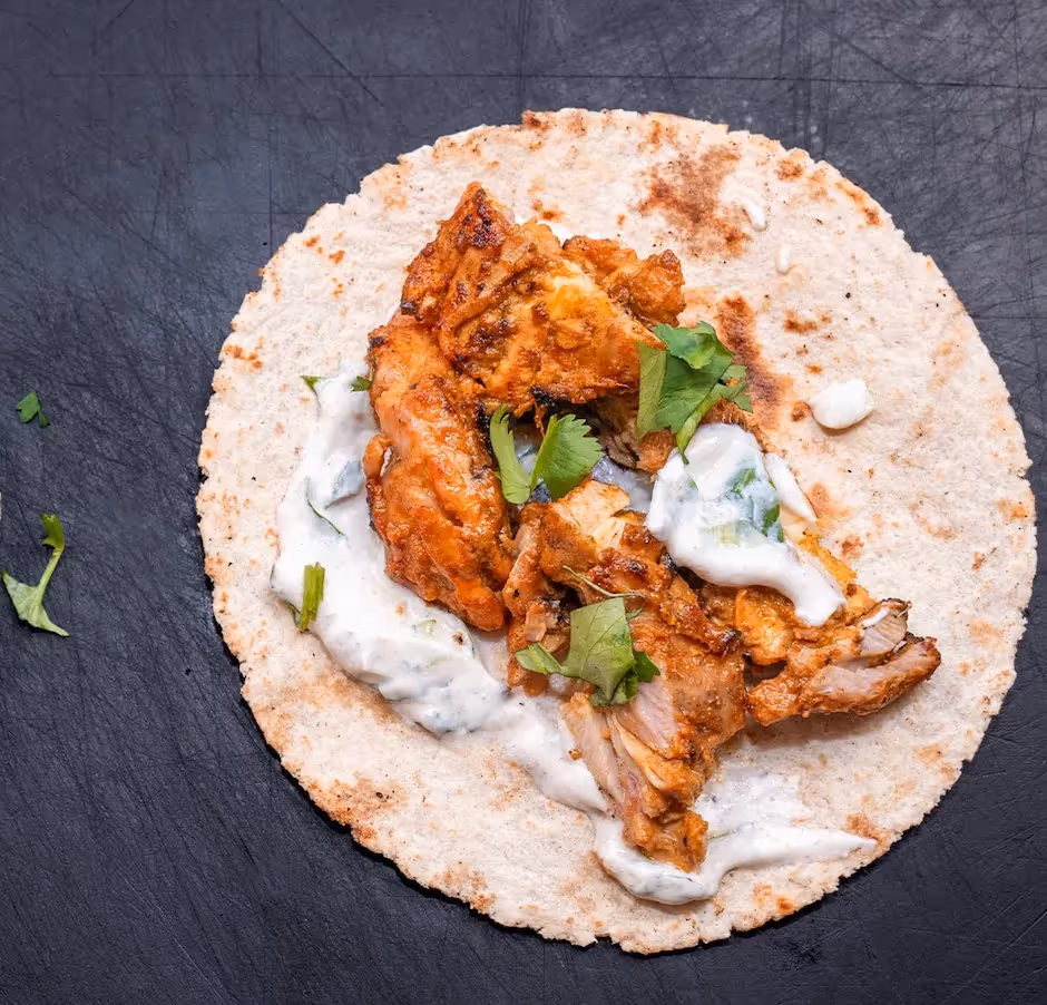 Tandoori Chicken Tacos
