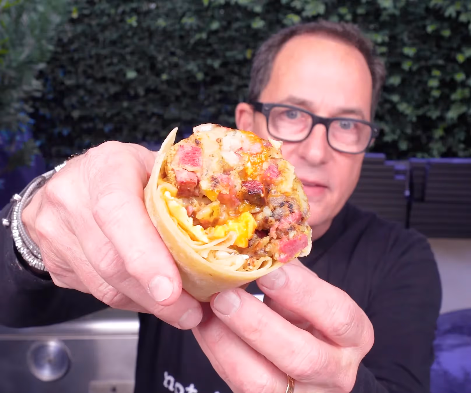 Corned Beef Hash Burrito