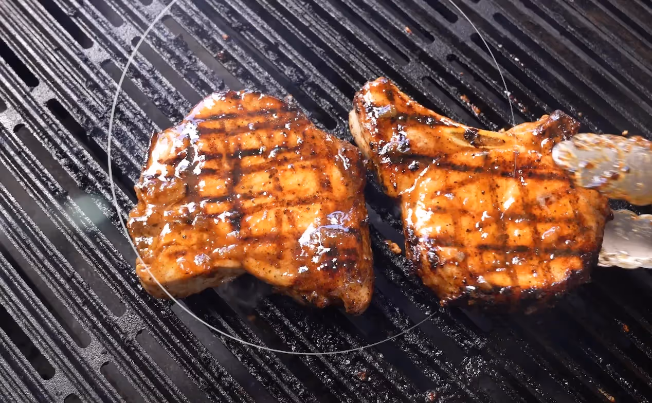 Spicy Pineapple Pork Chops