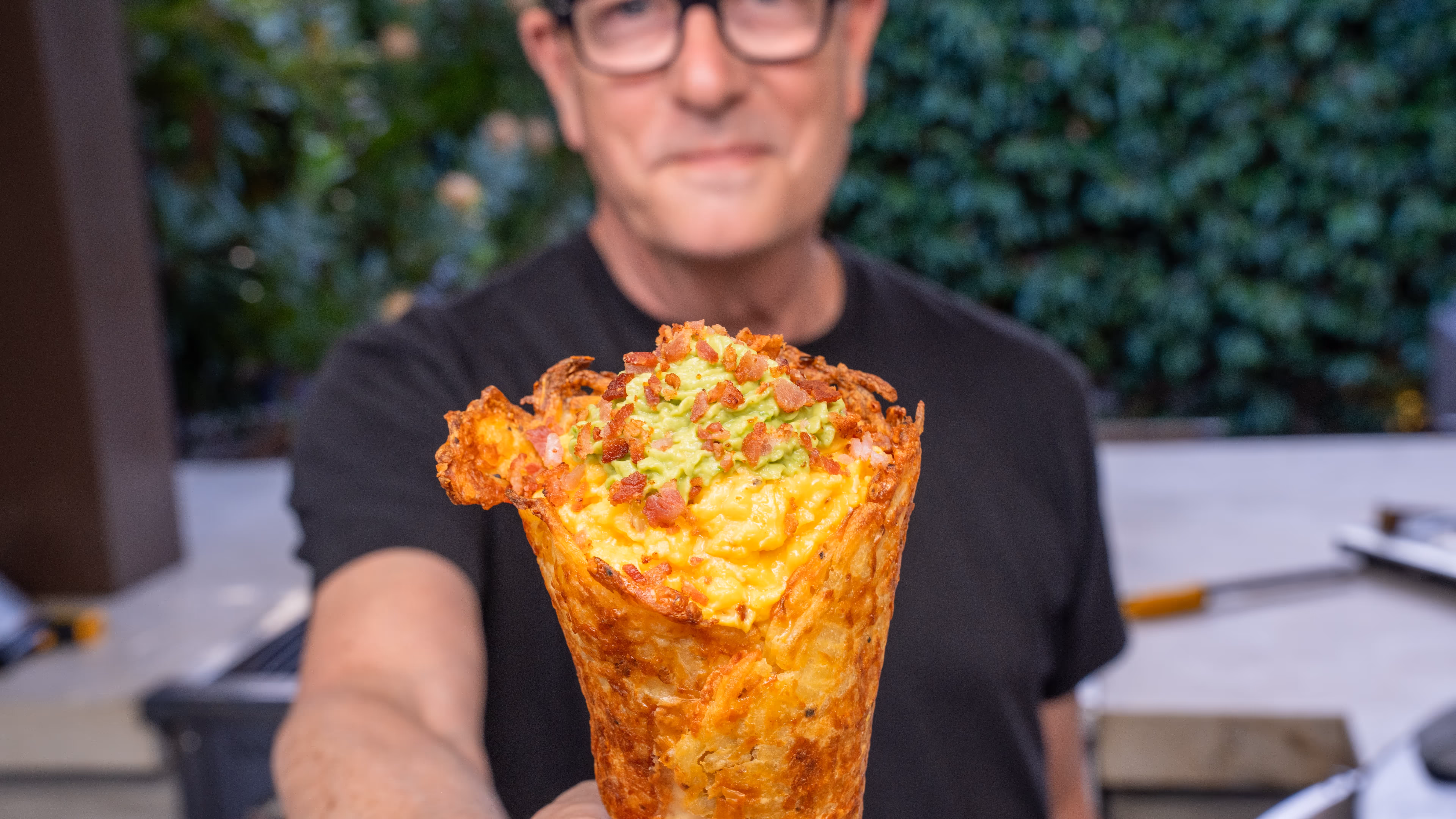 Breakfast Waffle Cone