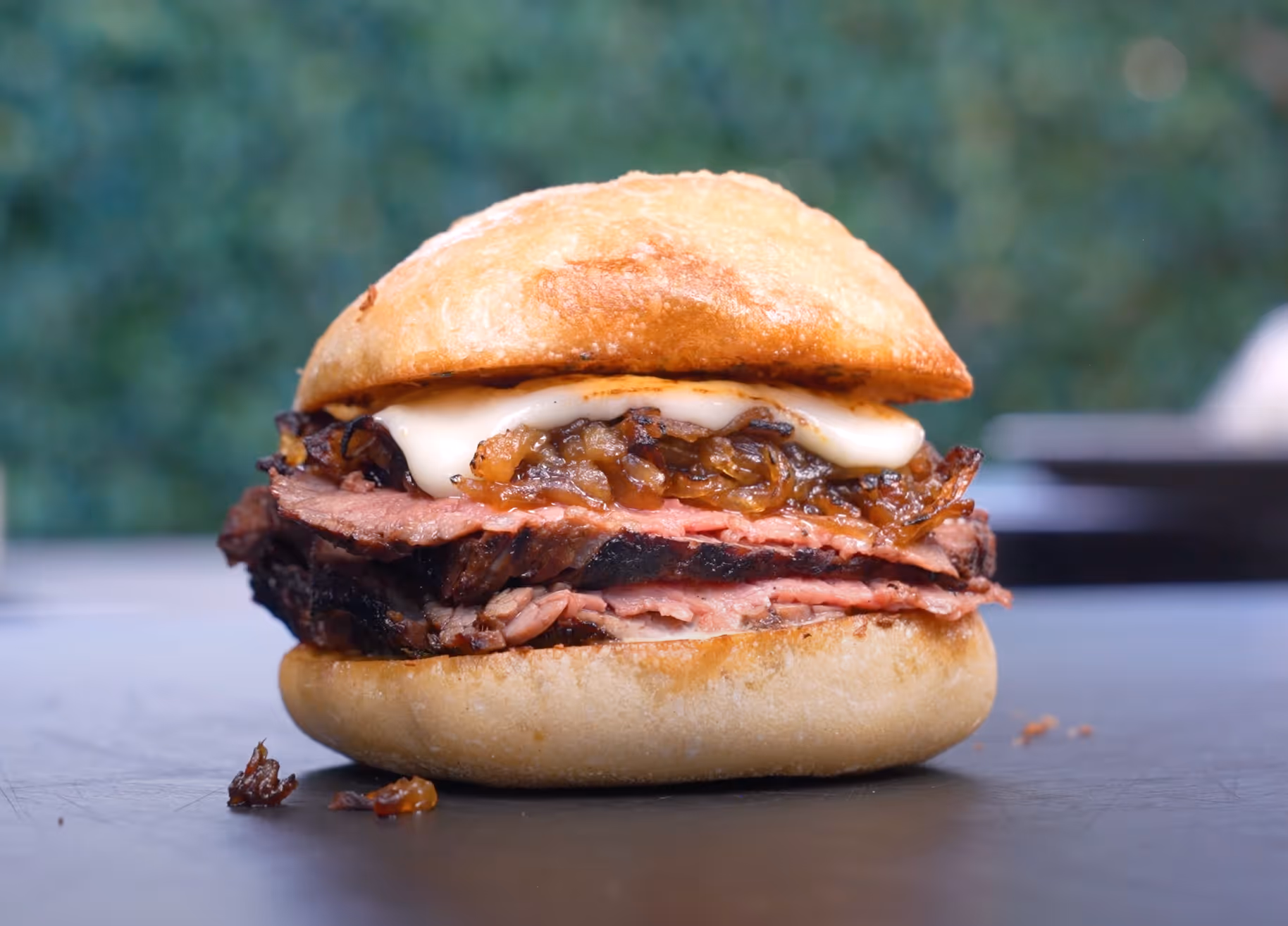 French Dip London Broil Sliders