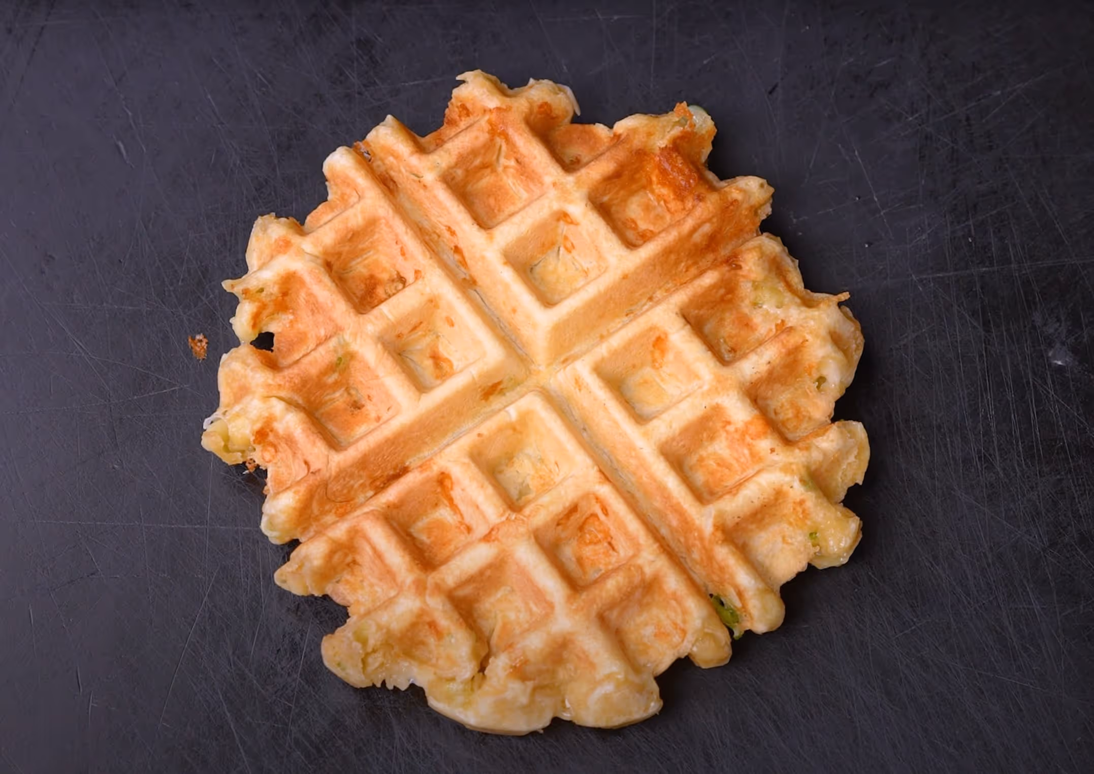 Crispy Kewpie Cheese Waffle