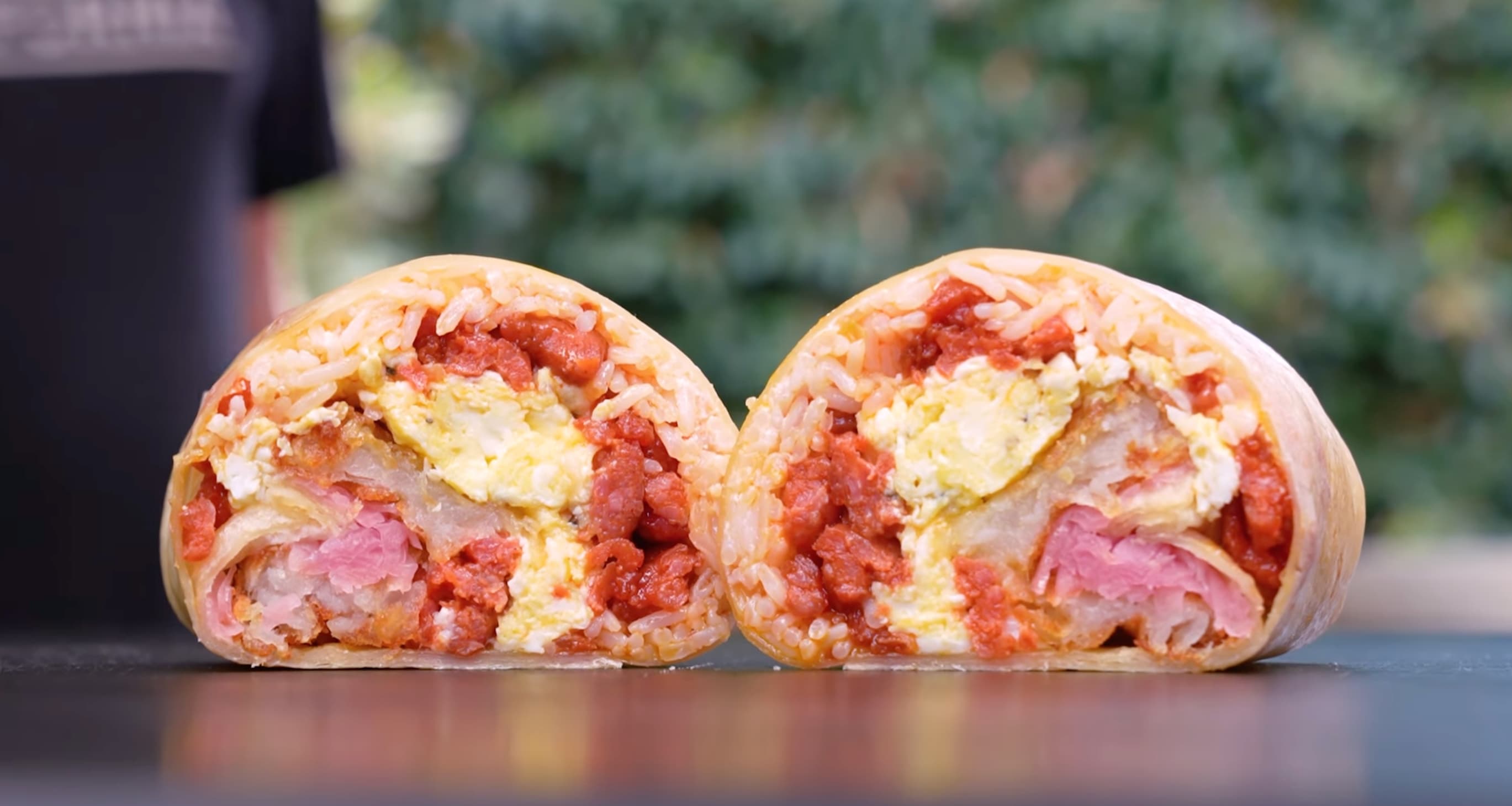 Filipino Longganisa Breakfast Burrito