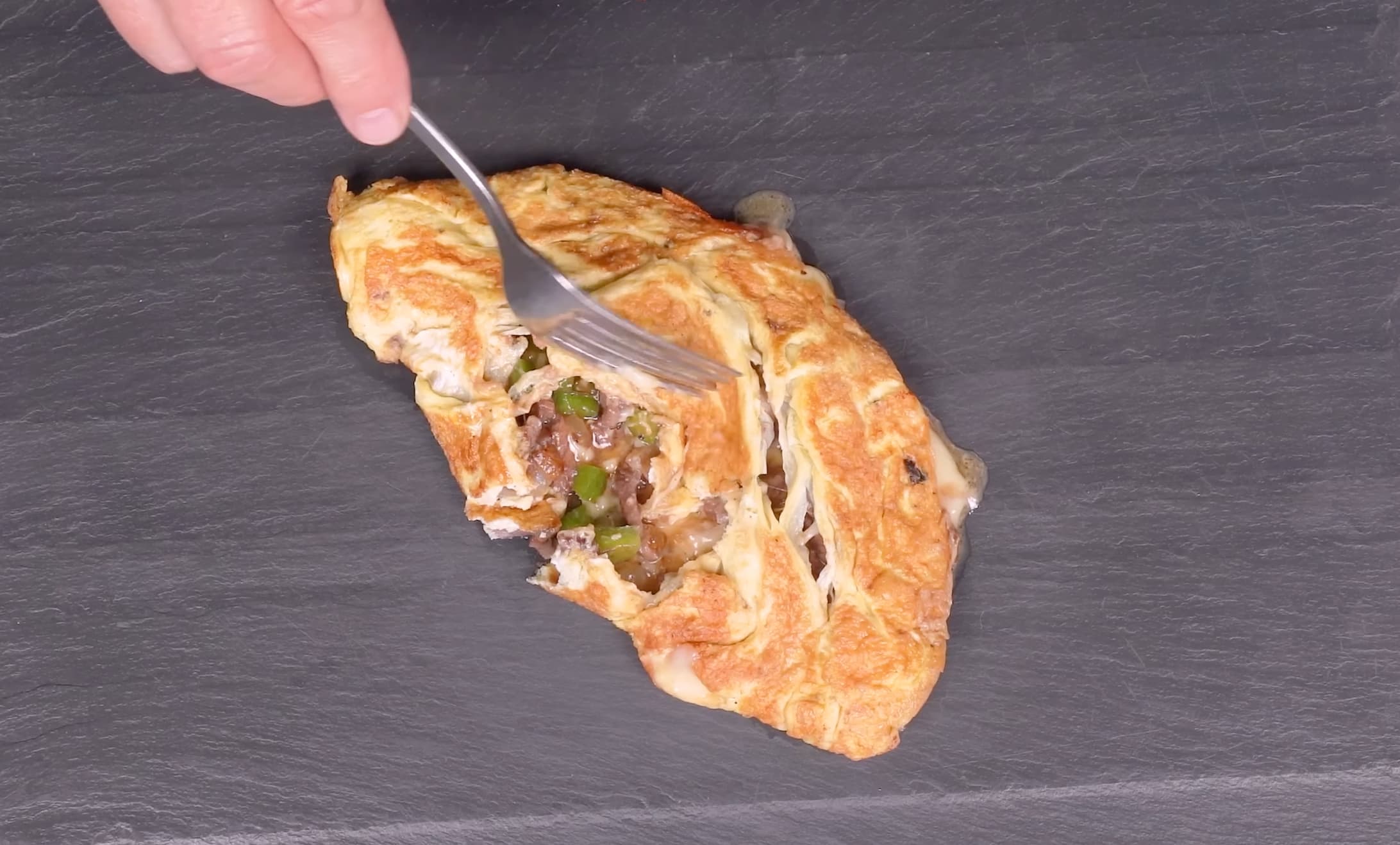 Philly Cheesesteak Omelette 