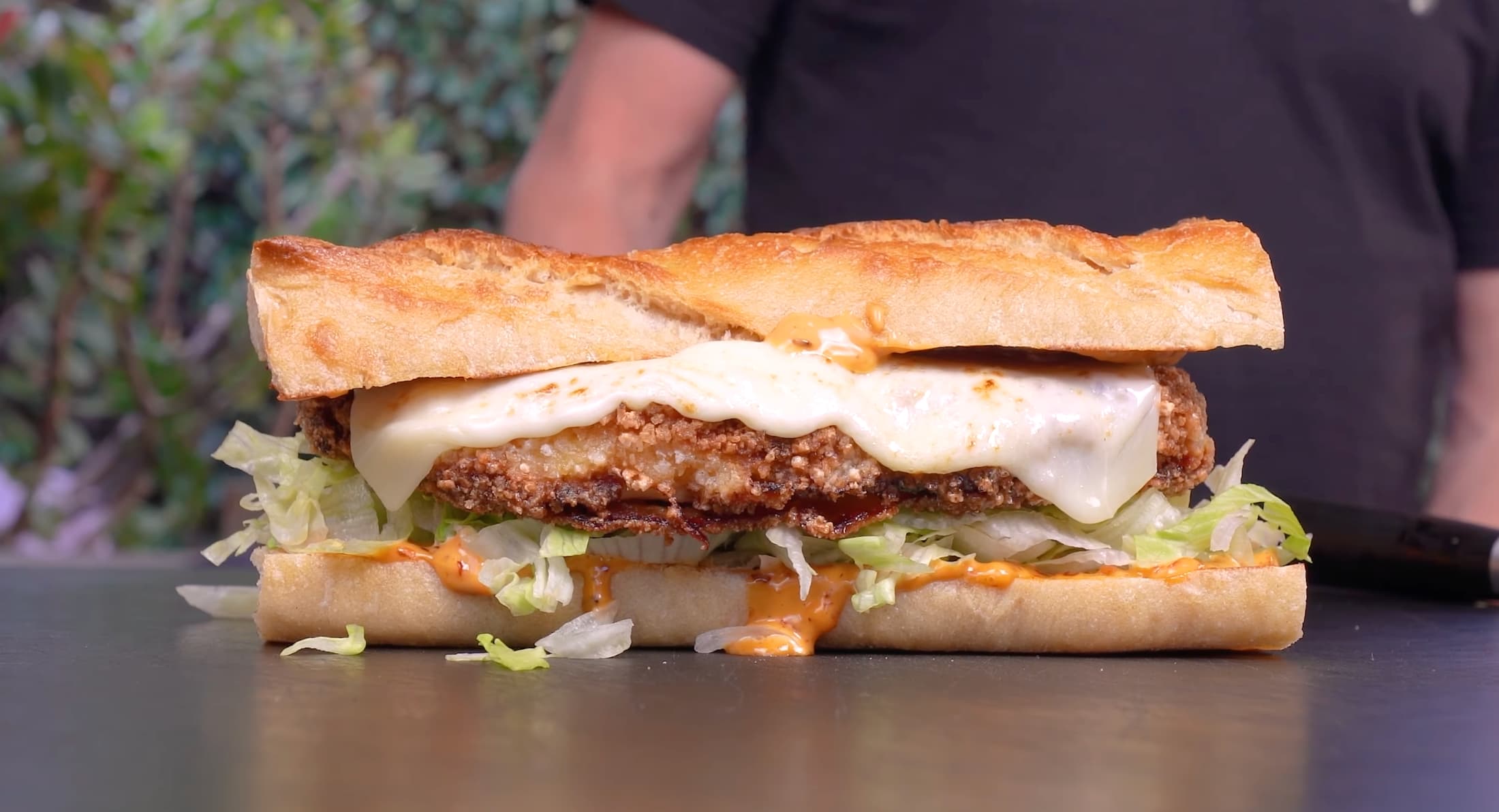 Crispy Garlic Chili Chicken Sandwich