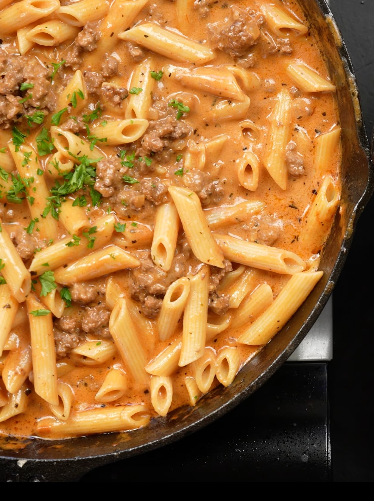 Creamy Ground Beef Pasta