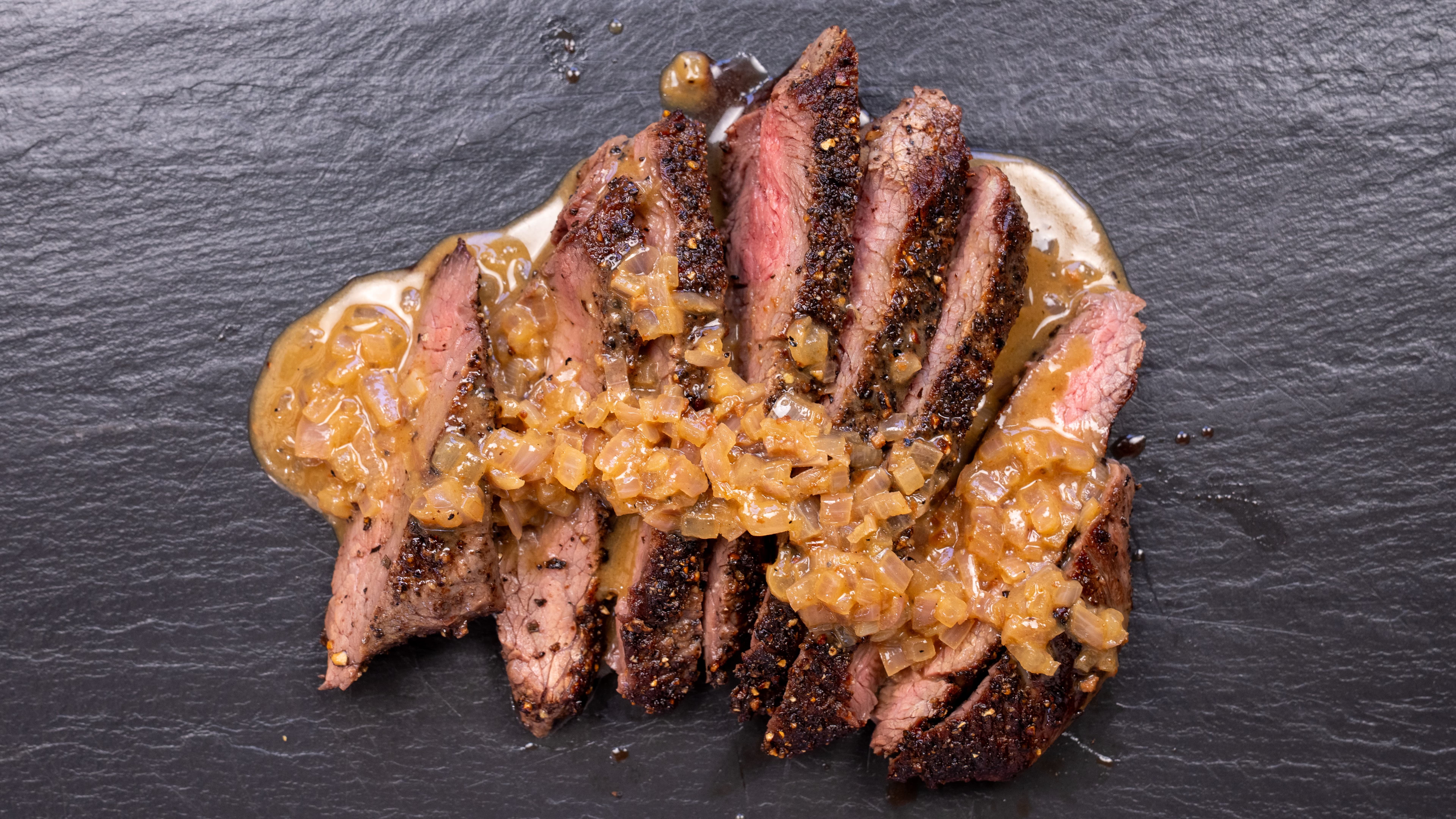 Cast Iron Merlot with Black Pepper Crust 