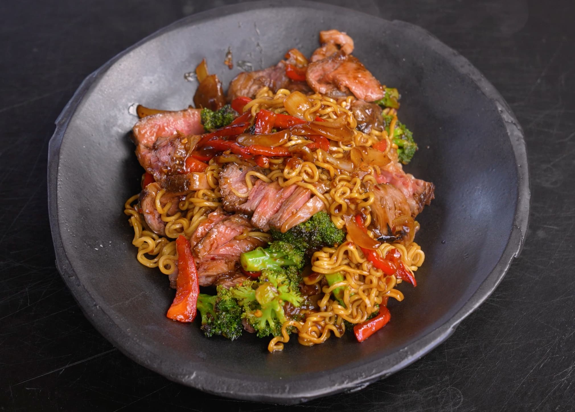 Beef & Veggie Ramen Bowl