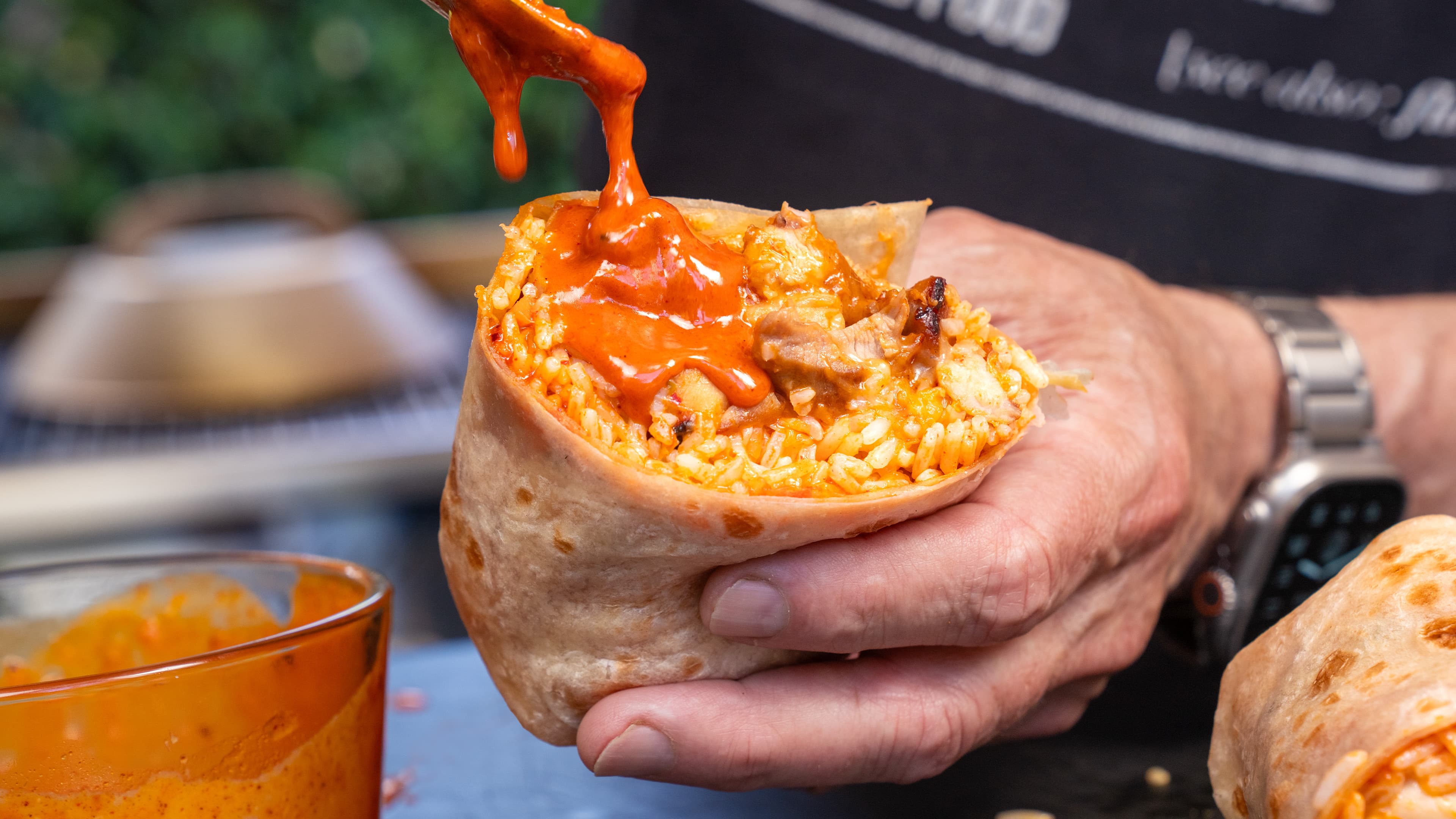 Fire Chicken Burrito