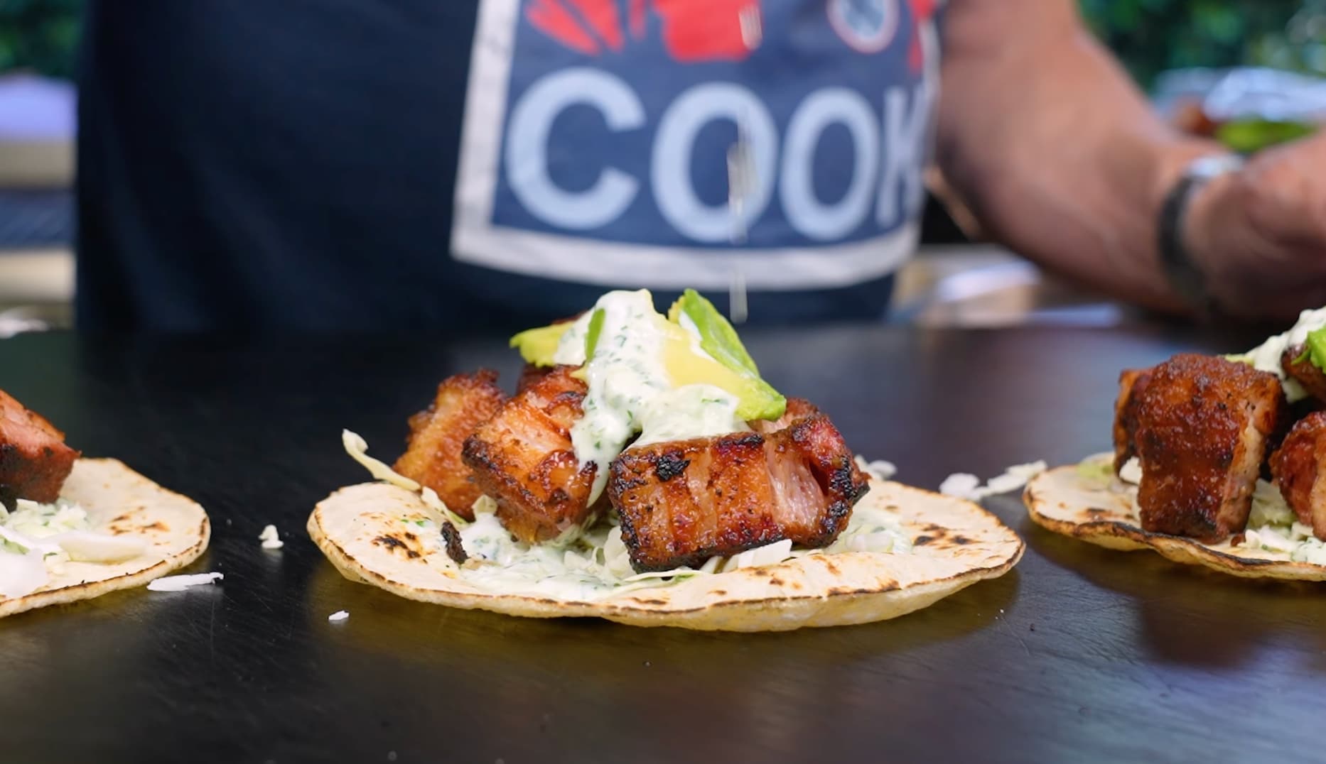 Smoked Pork Belly Tacos