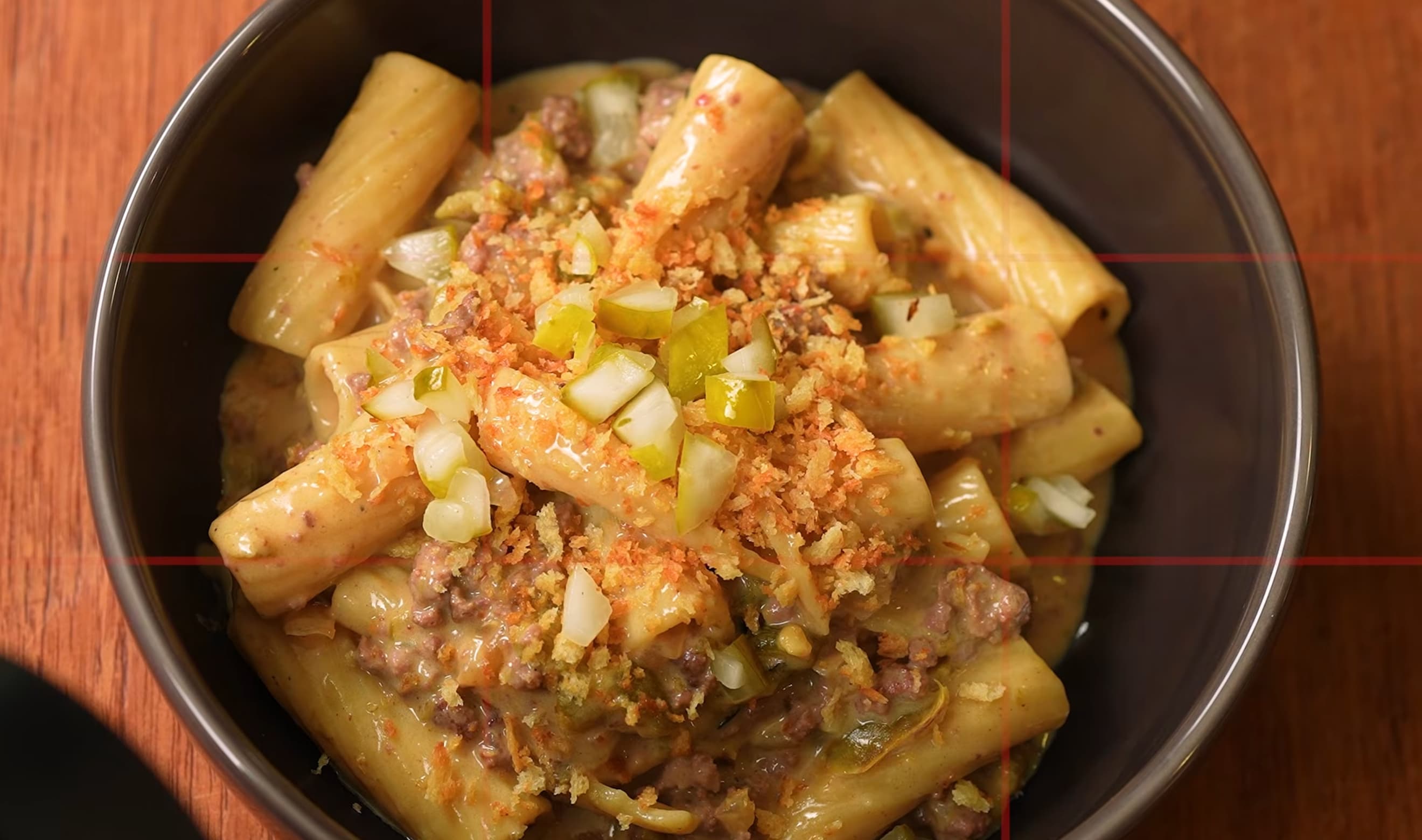 Green Chile Cheeseburger Pasta