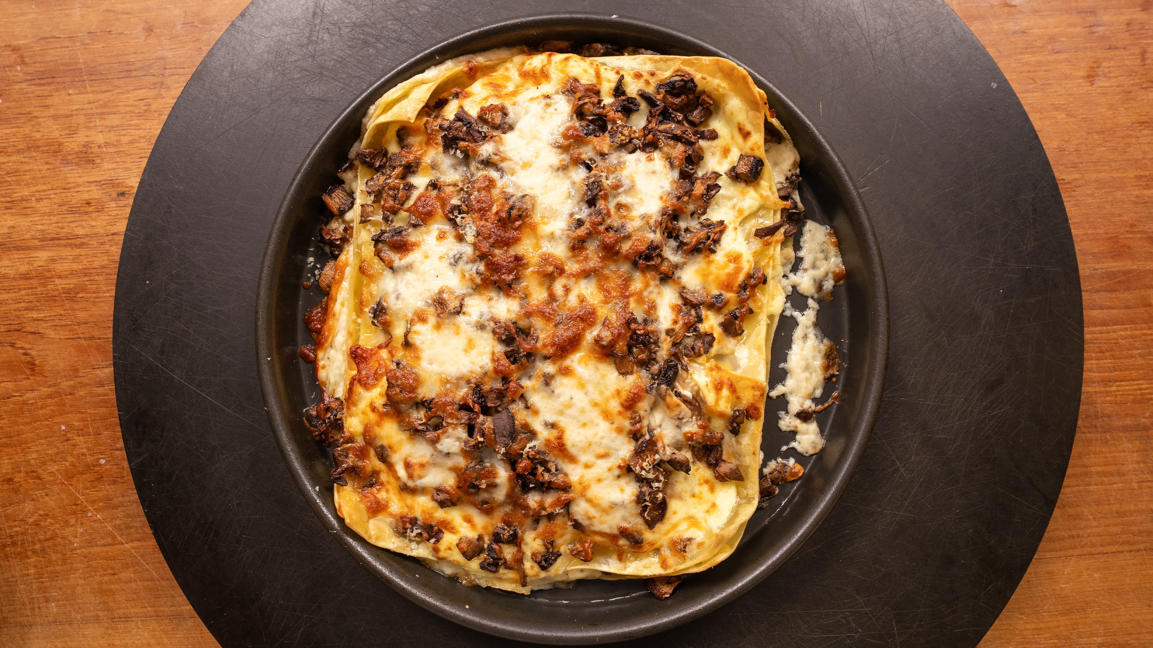 White Mushroom Lasagna