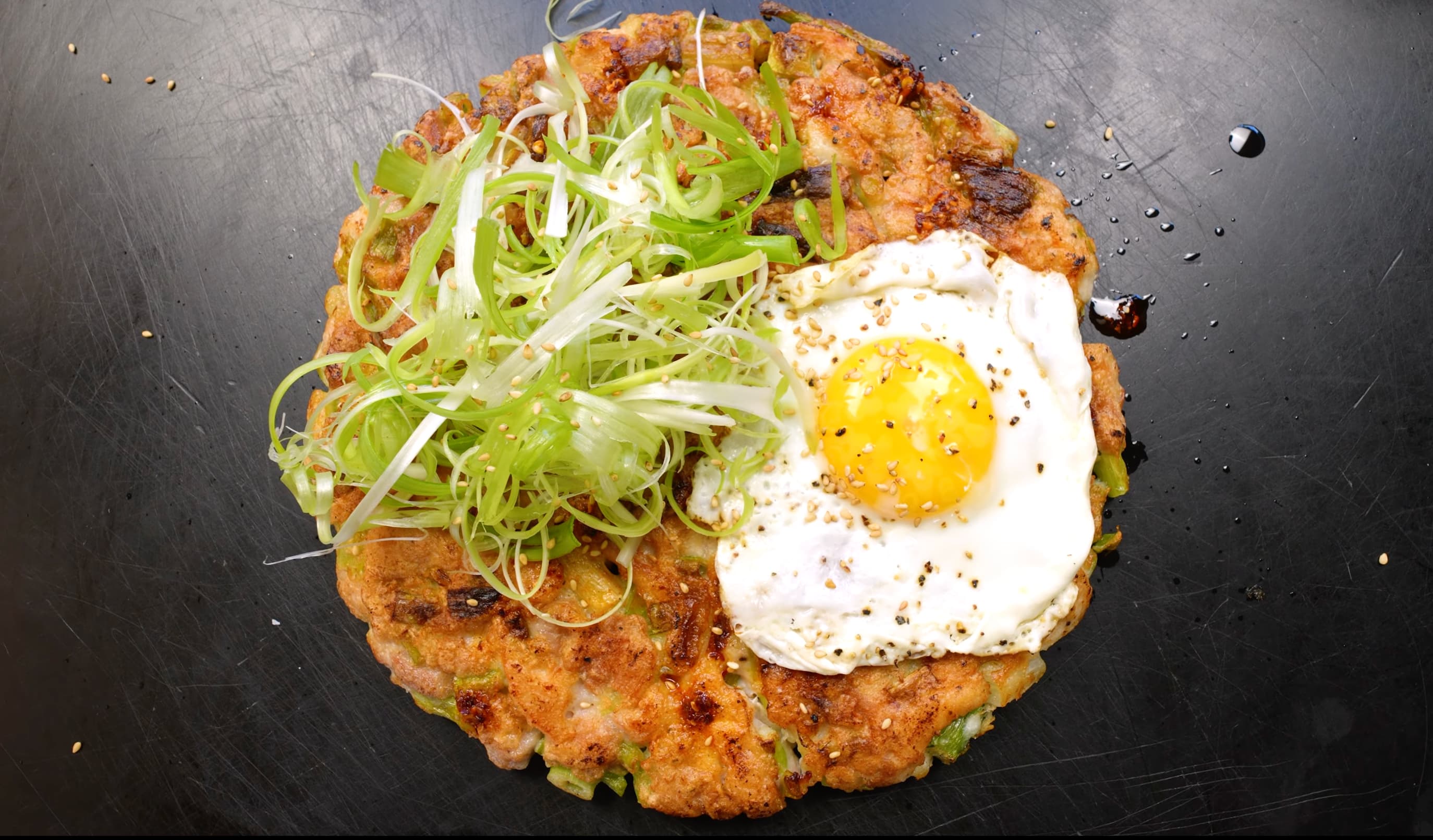 Crispy Chicken Scallion Pancake