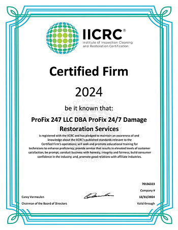 IICRC Certified Firm – 2024