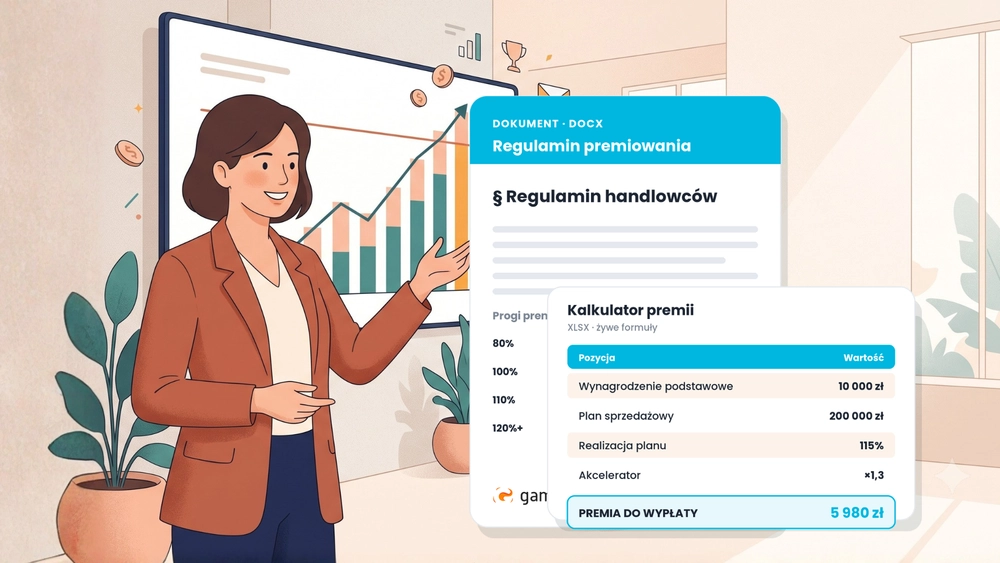 Regulamin premiowania handlowców - gotowy przykład do pobrania