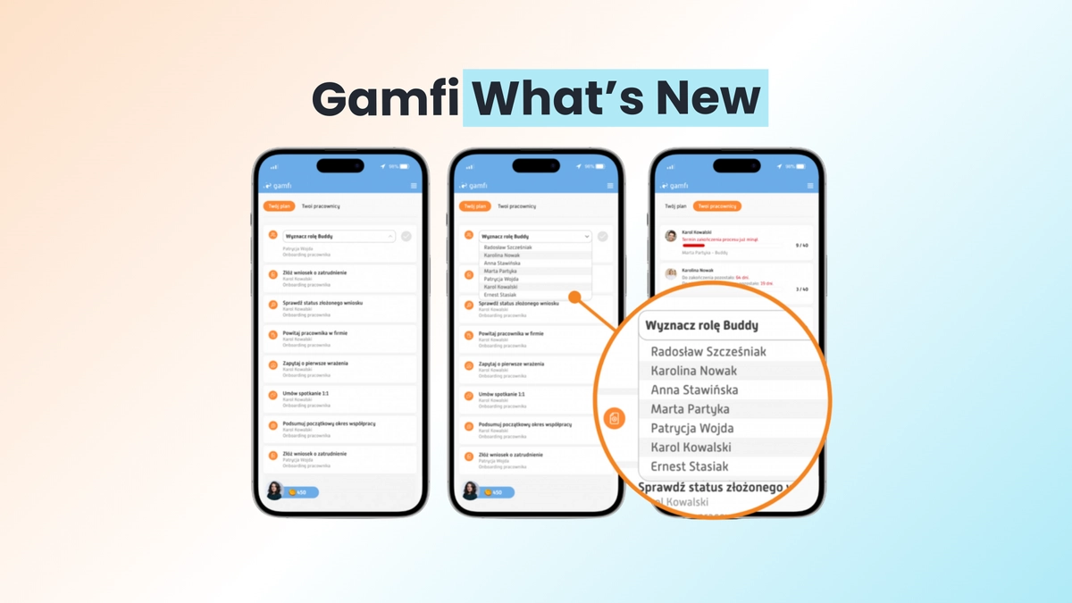New in Gamfi: Personalized Roles in Onboarding
