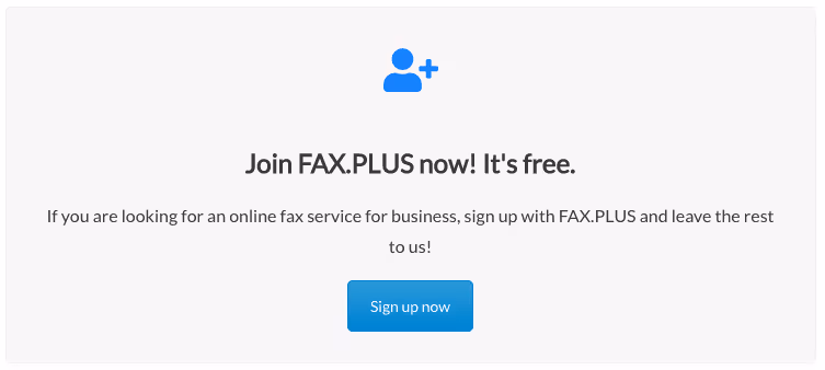 join fax.plus now for free