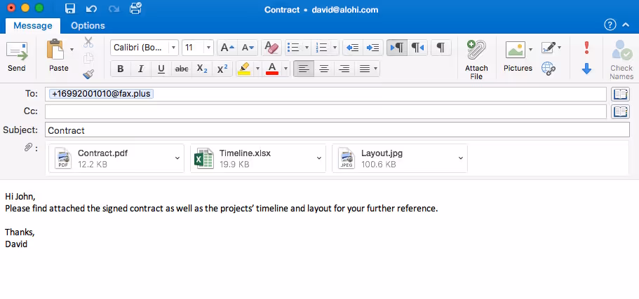 Email to Fax