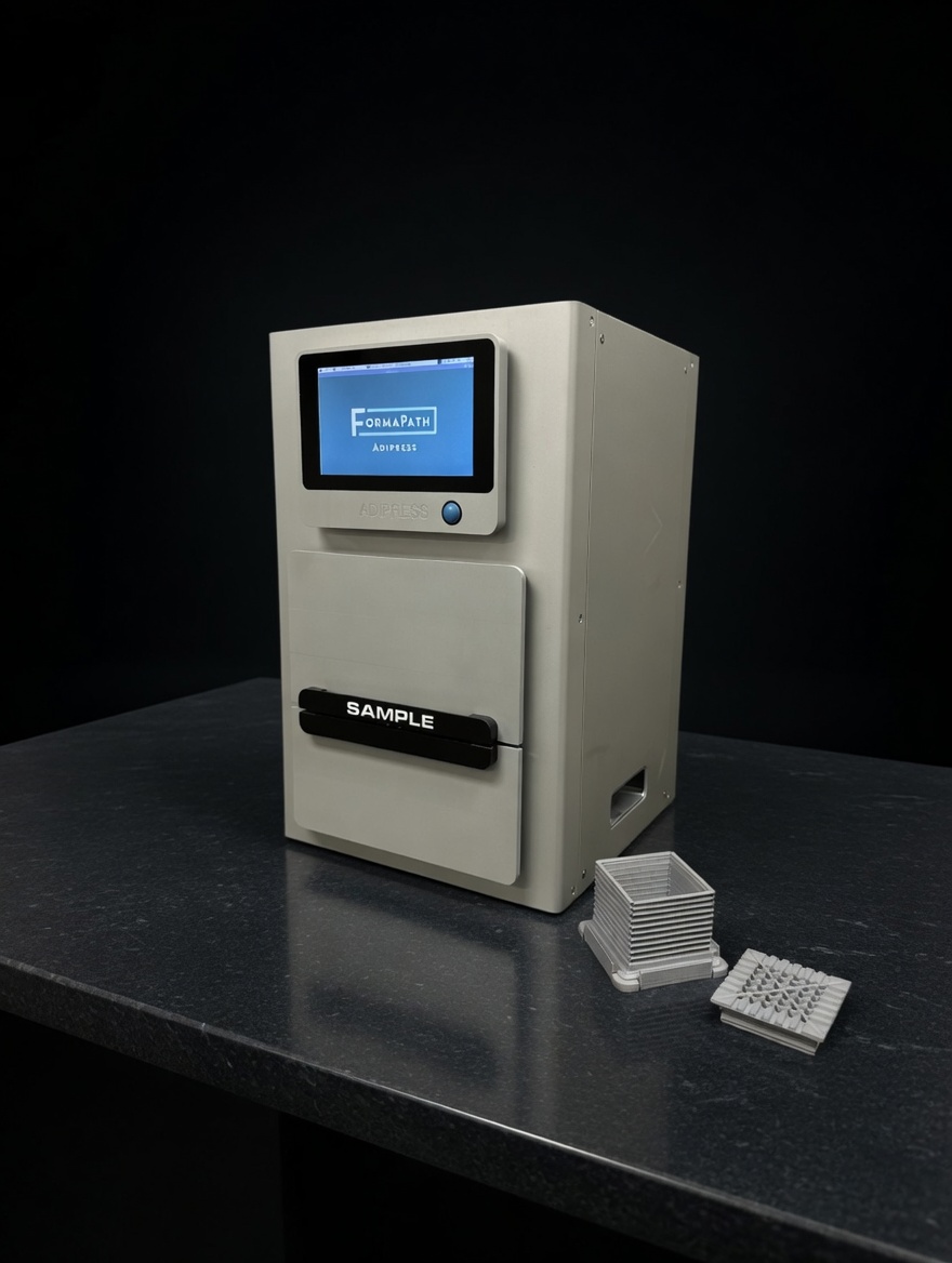 AdiPress automated lymph node recovery system