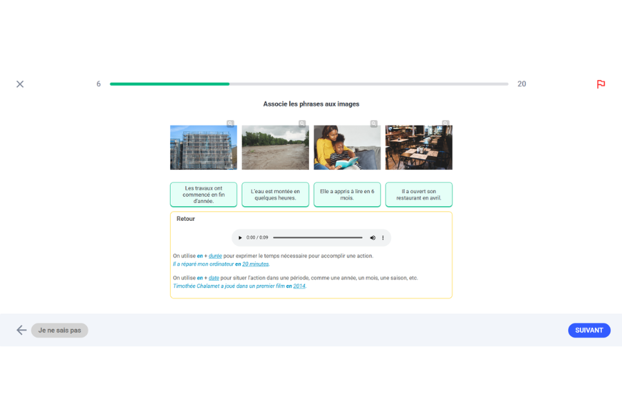 Les indicateurs temporels