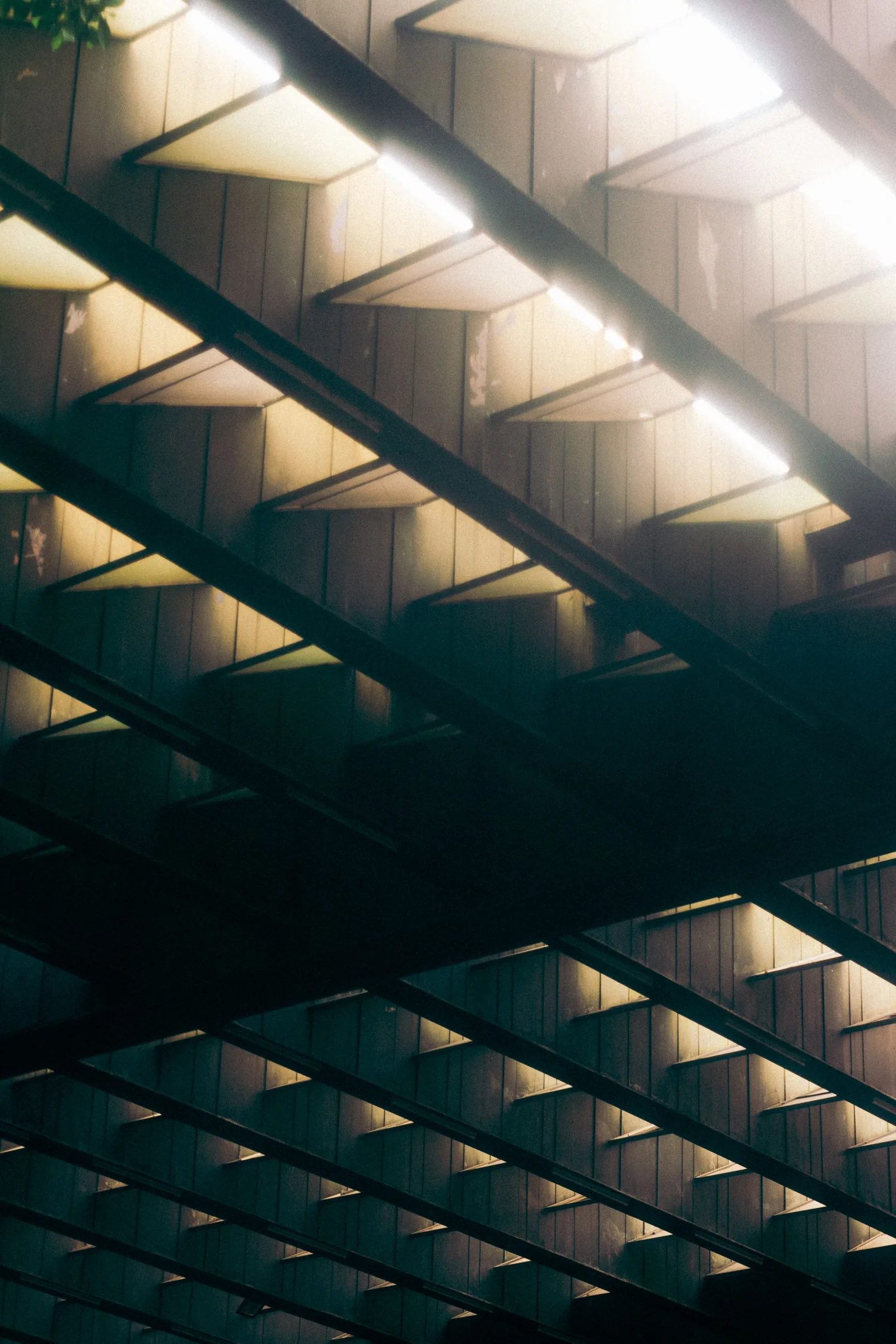 Lit ceiling grid