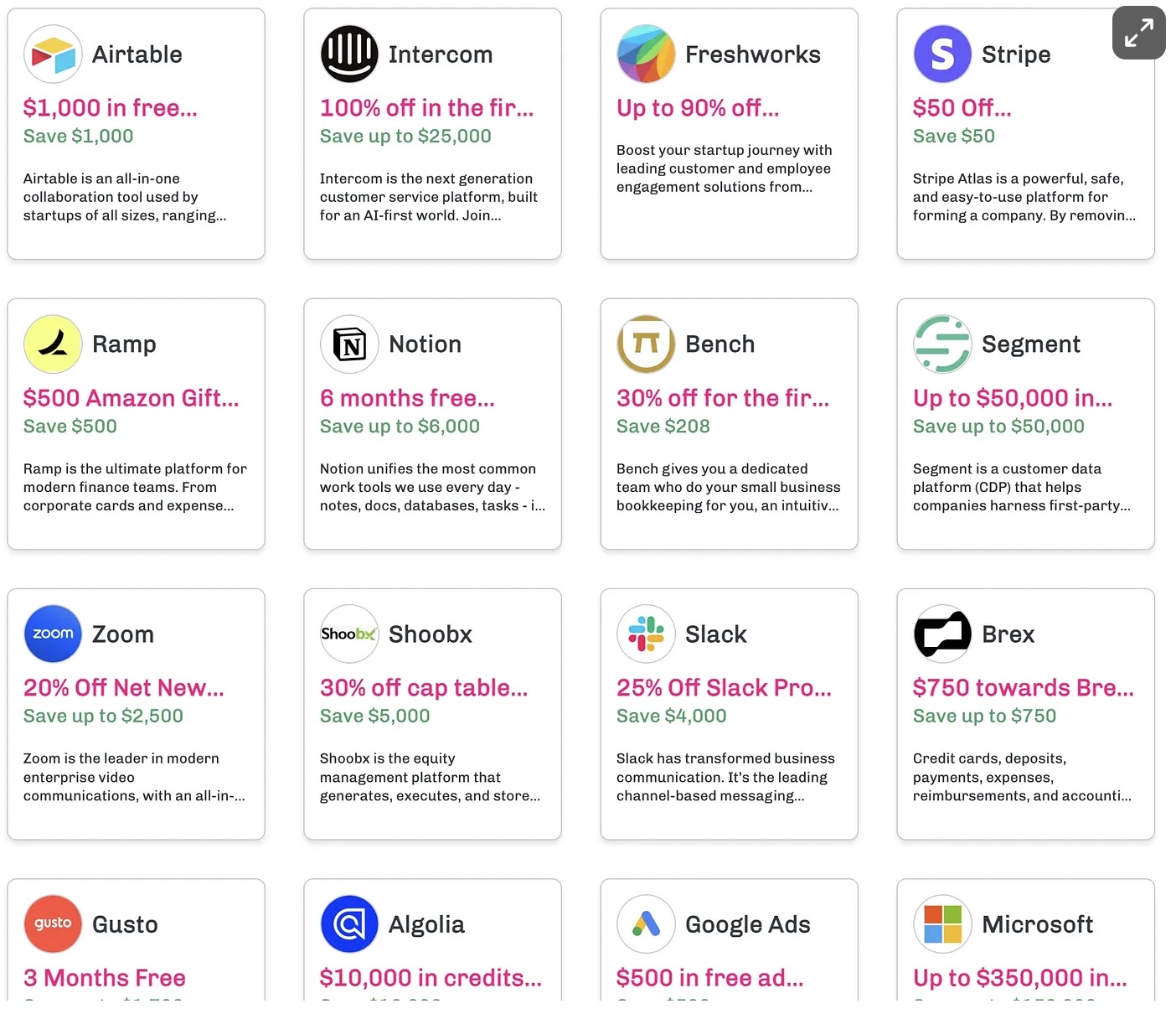 Get $2M in software discounts!