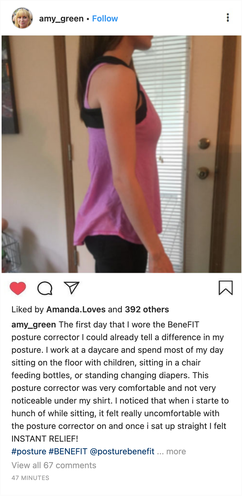 posture benefit social proof