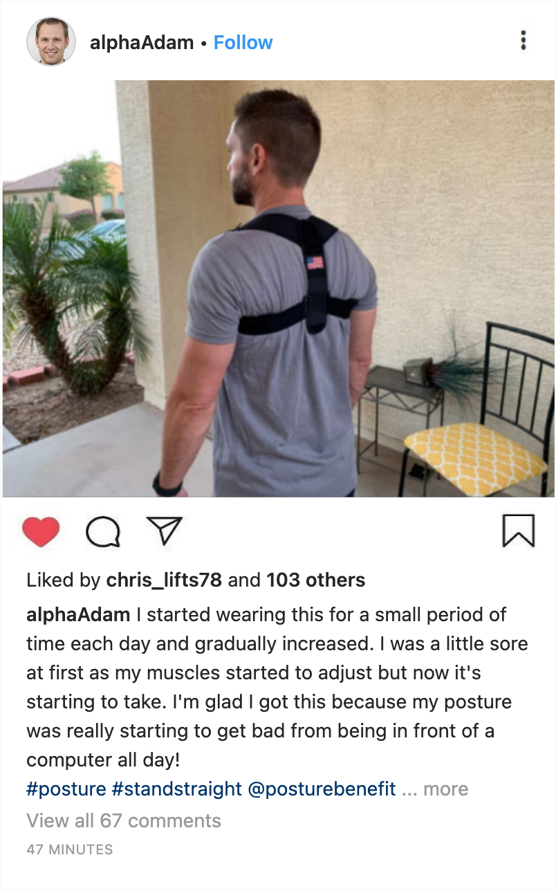posture benefit social proof
