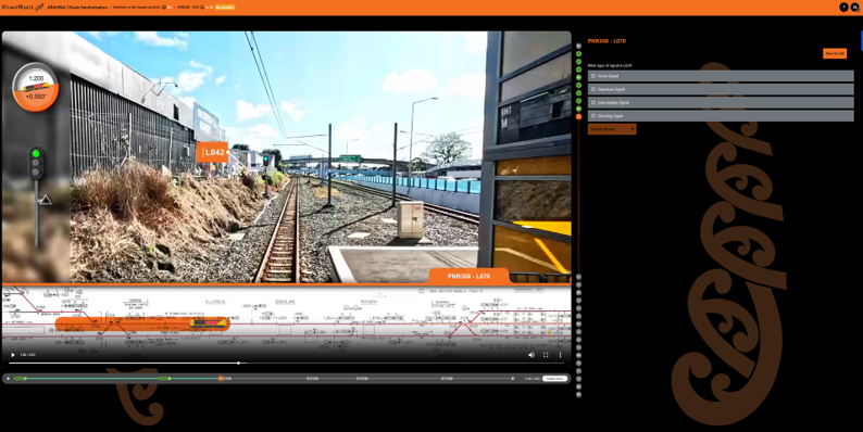 KiwiRail's Arahina driver training platform